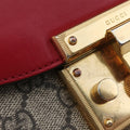Padlock Guccissima Beige×Red×Multicolour PVC coated canvas×Leather 453189 Lot number unknownグッチッシマ パドロック ベージュ×レッド×マルチカラー PVCコーティングキャンバス×レザー 453189 製番不明