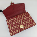 Sylvie red×Multicolour Leather 524405 E032208116シルヴィ レッド×マルチカラー レザー 524405 E032208116