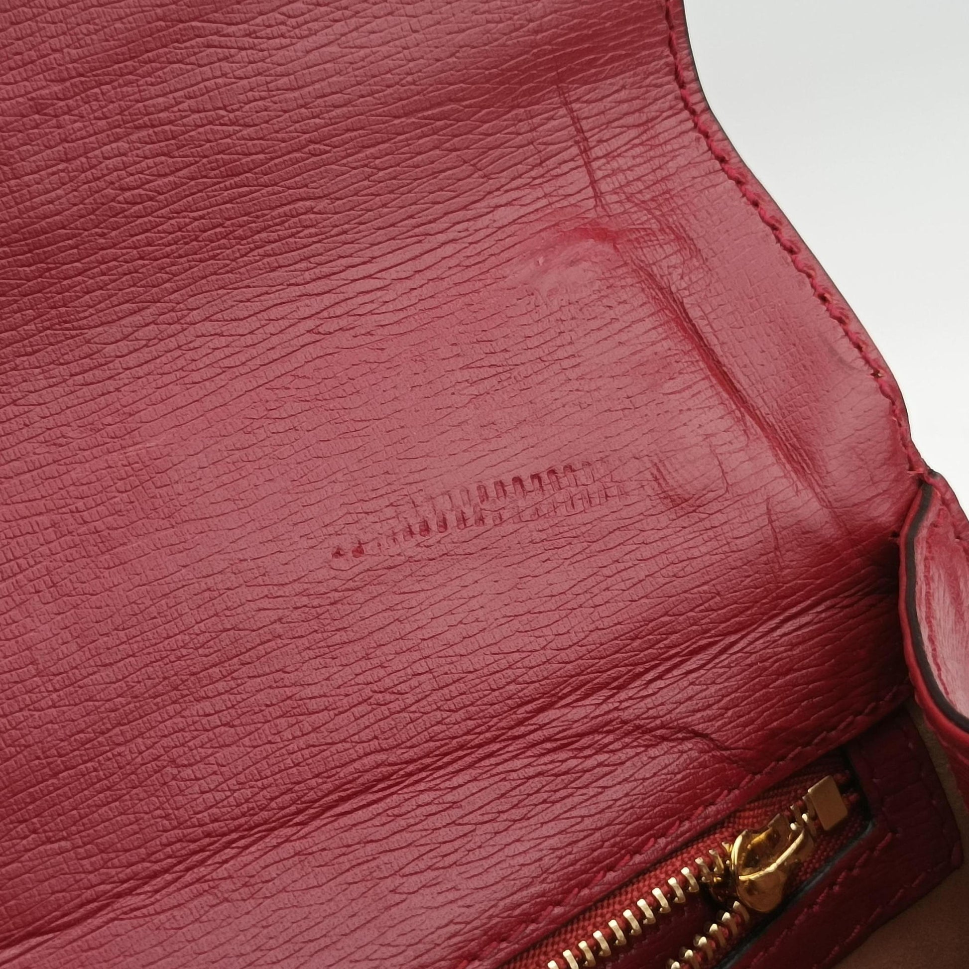 Sylvie red×Multicolour Leather 524405 E032208116シルヴィ レッド×マルチカラー レザー 524405 E032208116