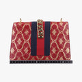 Sylvie red×Multicolour Leather 524405 E032208116シルヴィ レッド×マルチカラー レザー 524405 E032208116
