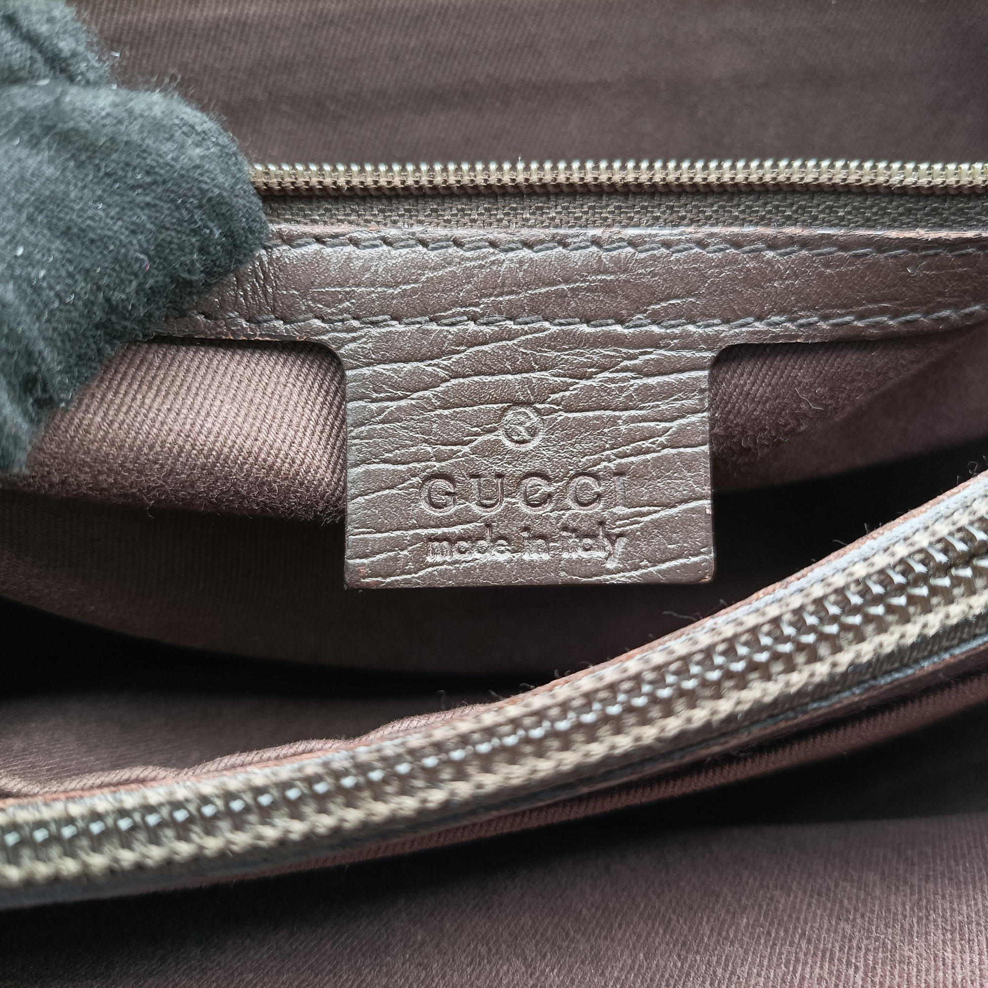 GG canvas bamboo Beige × brown Canvas×Leather 112526 GGキャンバス バンブー ベージュ × ブラウン キャンバス×レザー 112526 