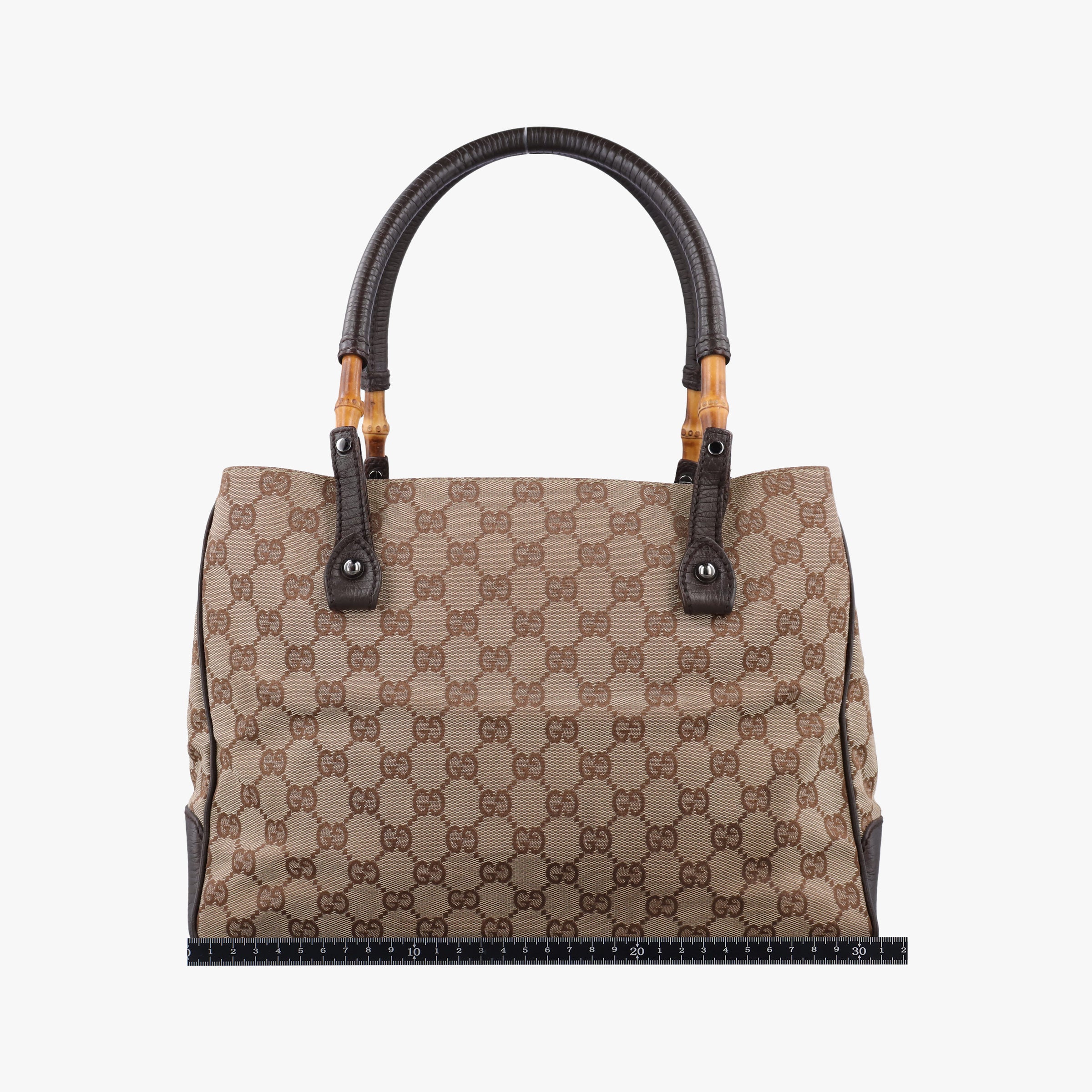 GG canvas bamboo Beige × brown Canvas×Leather 112526 GGキャンバス バンブー ベージュ × ブラウン キャンバス×レザー 112526 