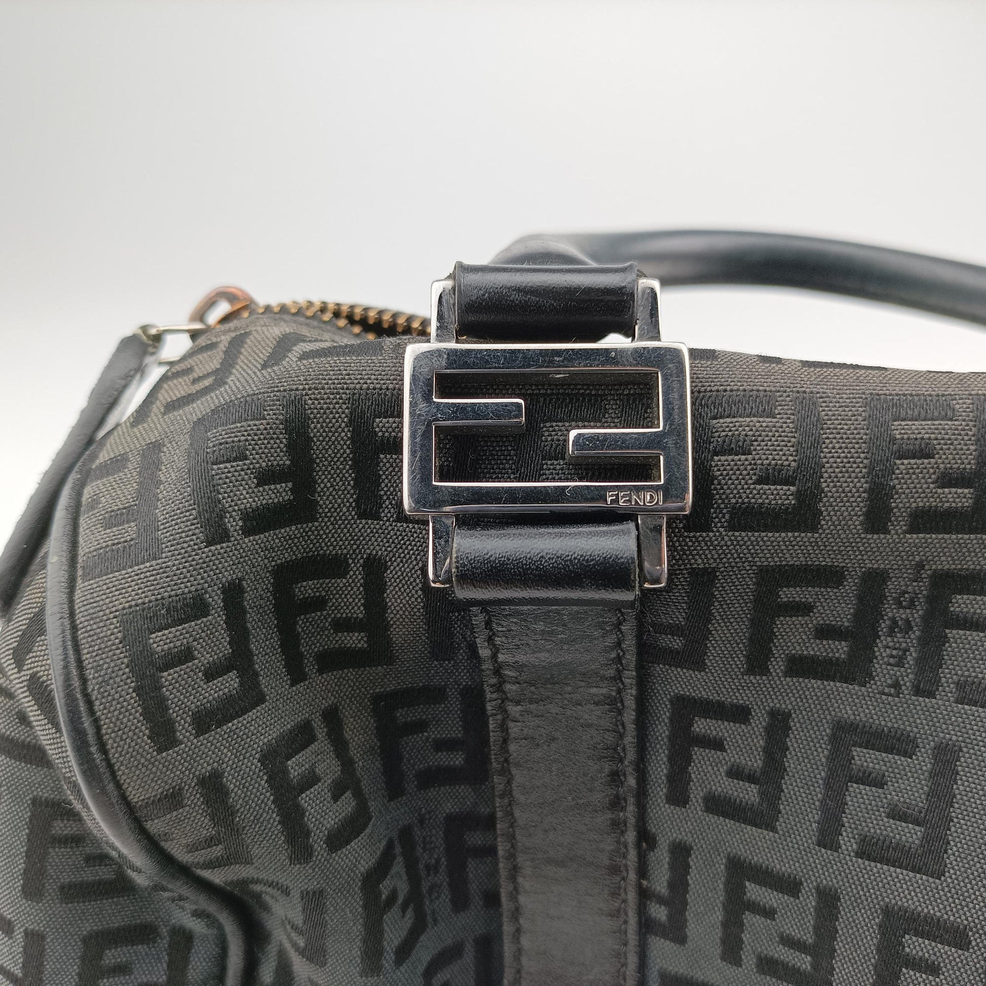 Zucchino Forever Bauletto Black canvas x Leather 8BL068 8BL068/JQ5 119/2305ズッキーニフォーエバーバウレット ブラック キャンバスxレザー 8BL068 8BL068/JQ5 119/2305