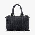 Zucchino Forever Bauletto Black canvas x Leather 8BL068 8BL068/JQ5 119/2305ズッキーニフォーエバーバウレット ブラック キャンバスxレザー 8BL068 8BL068/JQ5 119/2305
