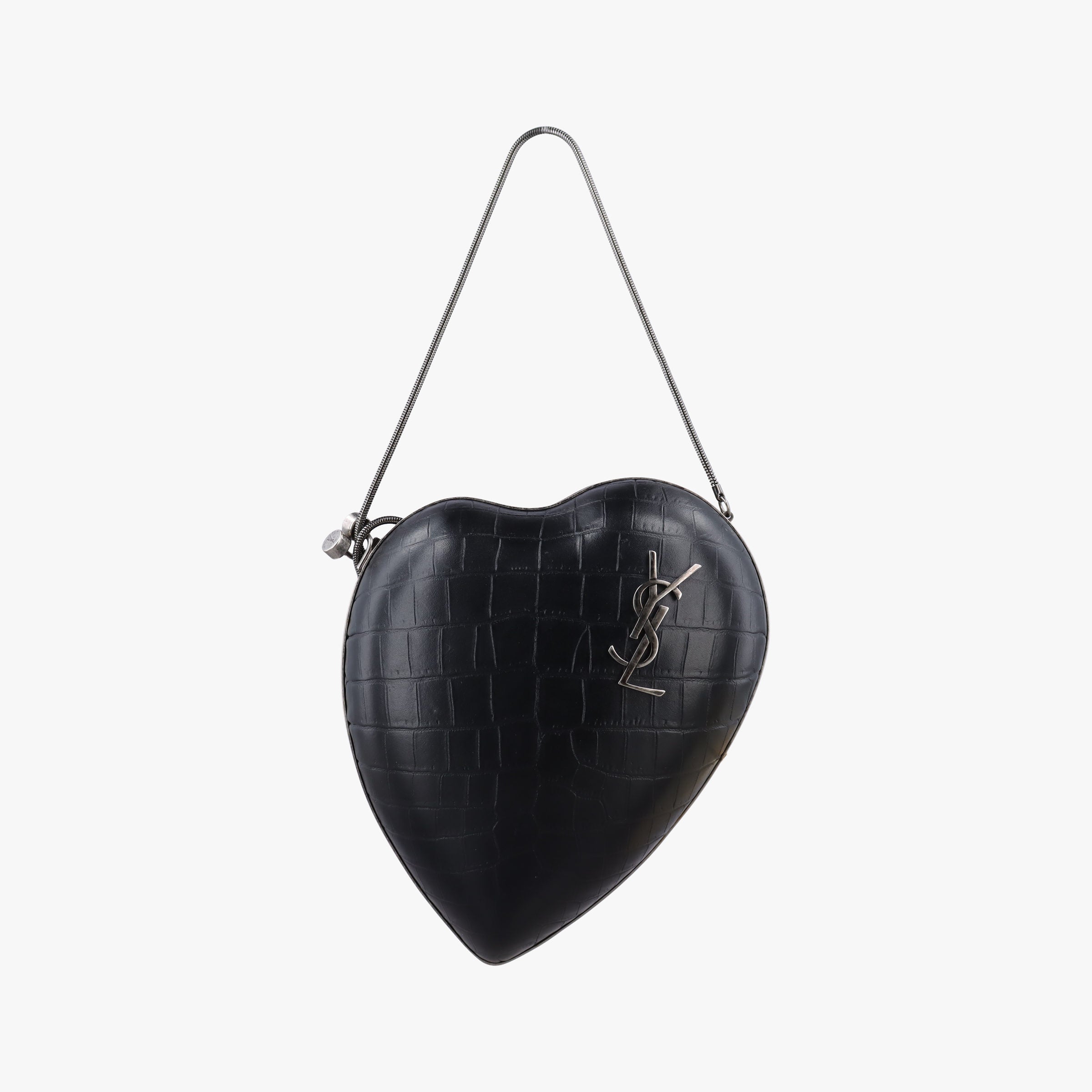 Love Box Heart Black Leather 466212 BCI466212.0717ラブボックス ハート型 ブラック レザー 466212 BCI466212.0717