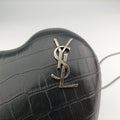 Love Box Heart Black Leather 466212 BCI466212.0717ラブボックス ハート型 ブラック レザー 466212 BCI466212.0717