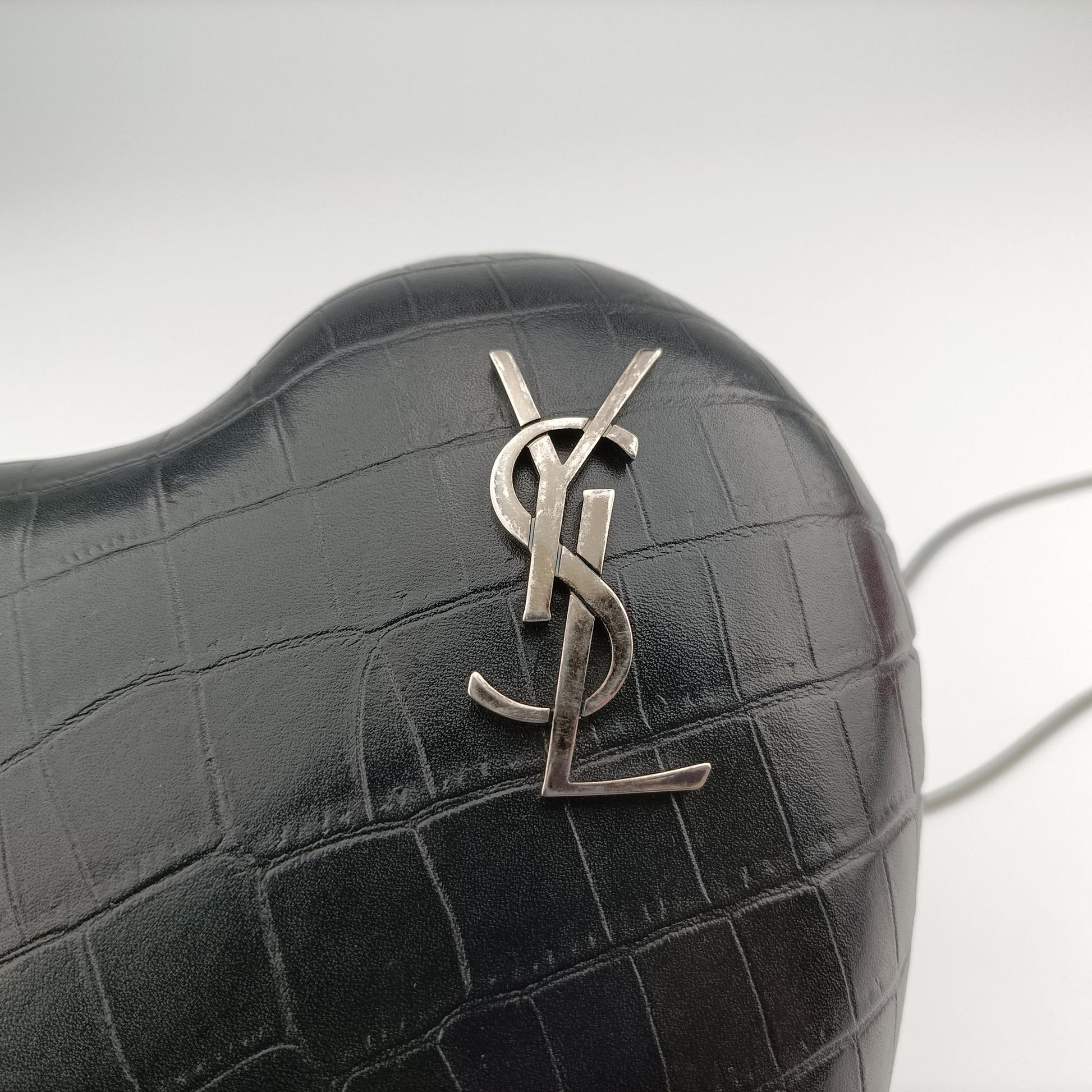 Love Box Heart Black Leather 466212 BCI466212.0717ラブボックス ハート型 ブラック レザー 466212 BCI466212.0717