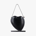 Love Box Heart Black Leather 466212 BCI466212.0717ラブボックス ハート型 ブラック レザー 466212 BCI466212.0717