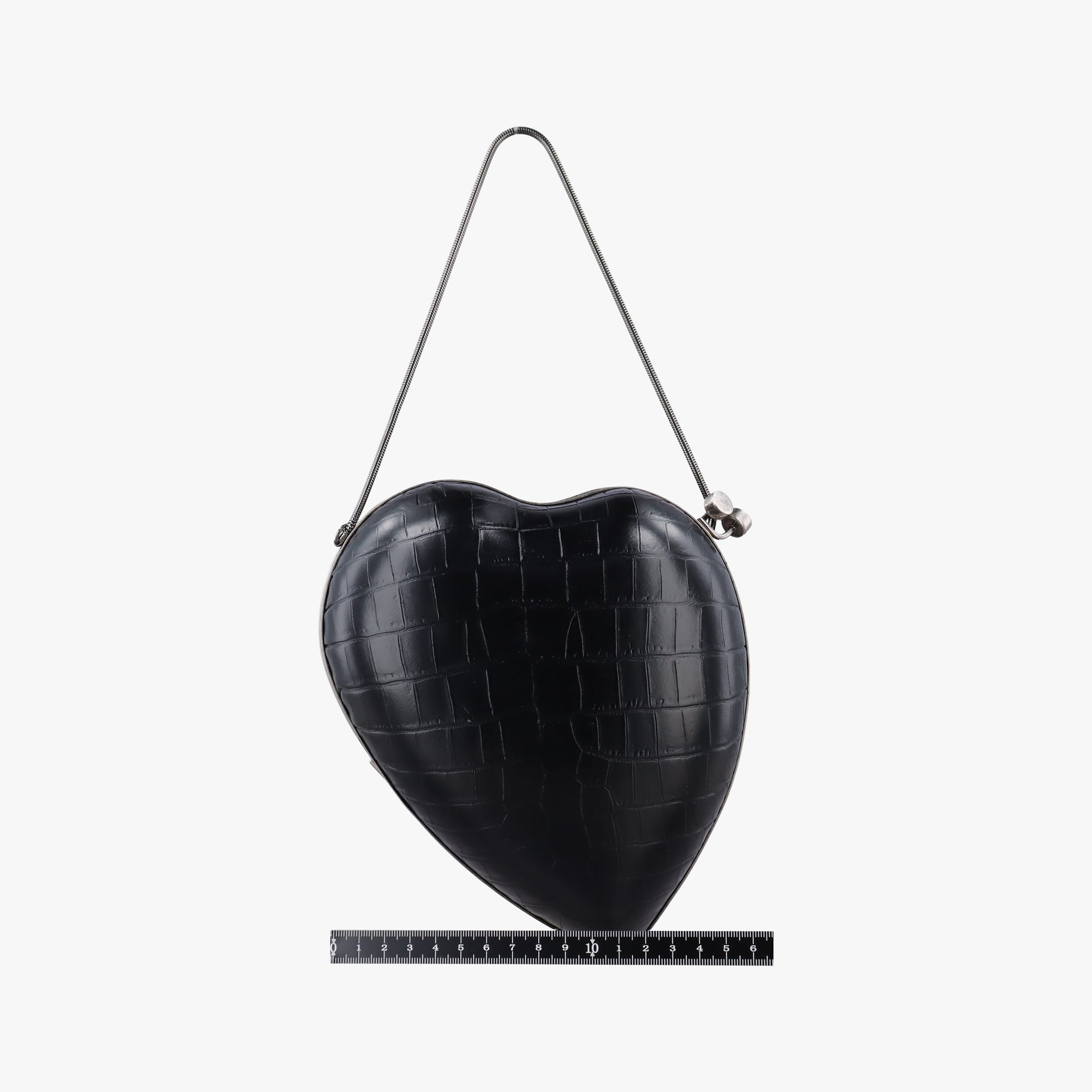 Love Box Heart Black Leather 466212 BCI466212.0717ラブボックス ハート型 ブラック レザー 466212 BCI466212.0717