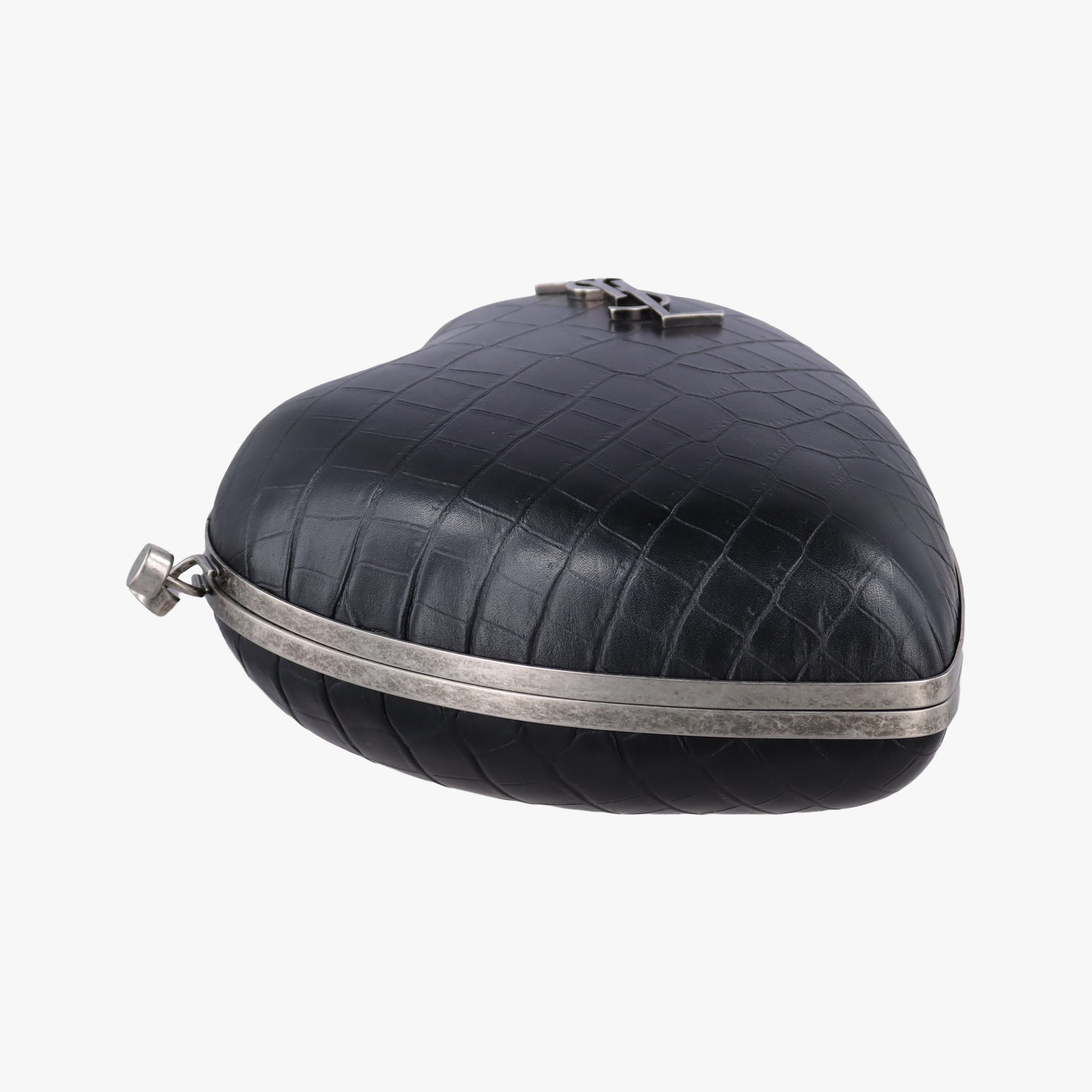 Love Box Heart Black Leather 466212 BCI466212.0717ラブボックス ハート型 ブラック レザー 466212 BCI466212.0717