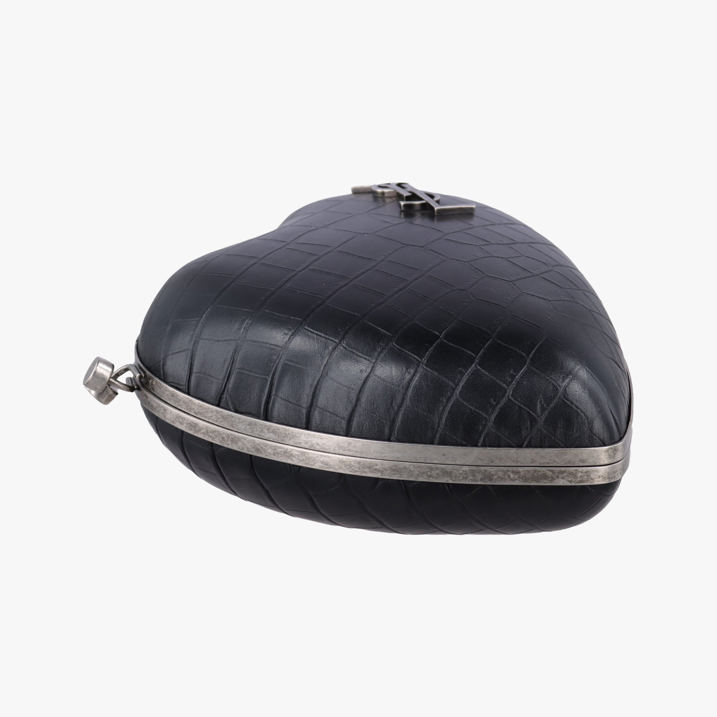 Love Box Heart Black Leather 466212 BCI466212.0717ラブボックス ハート型 ブラック レザー 466212 BCI466212.0717