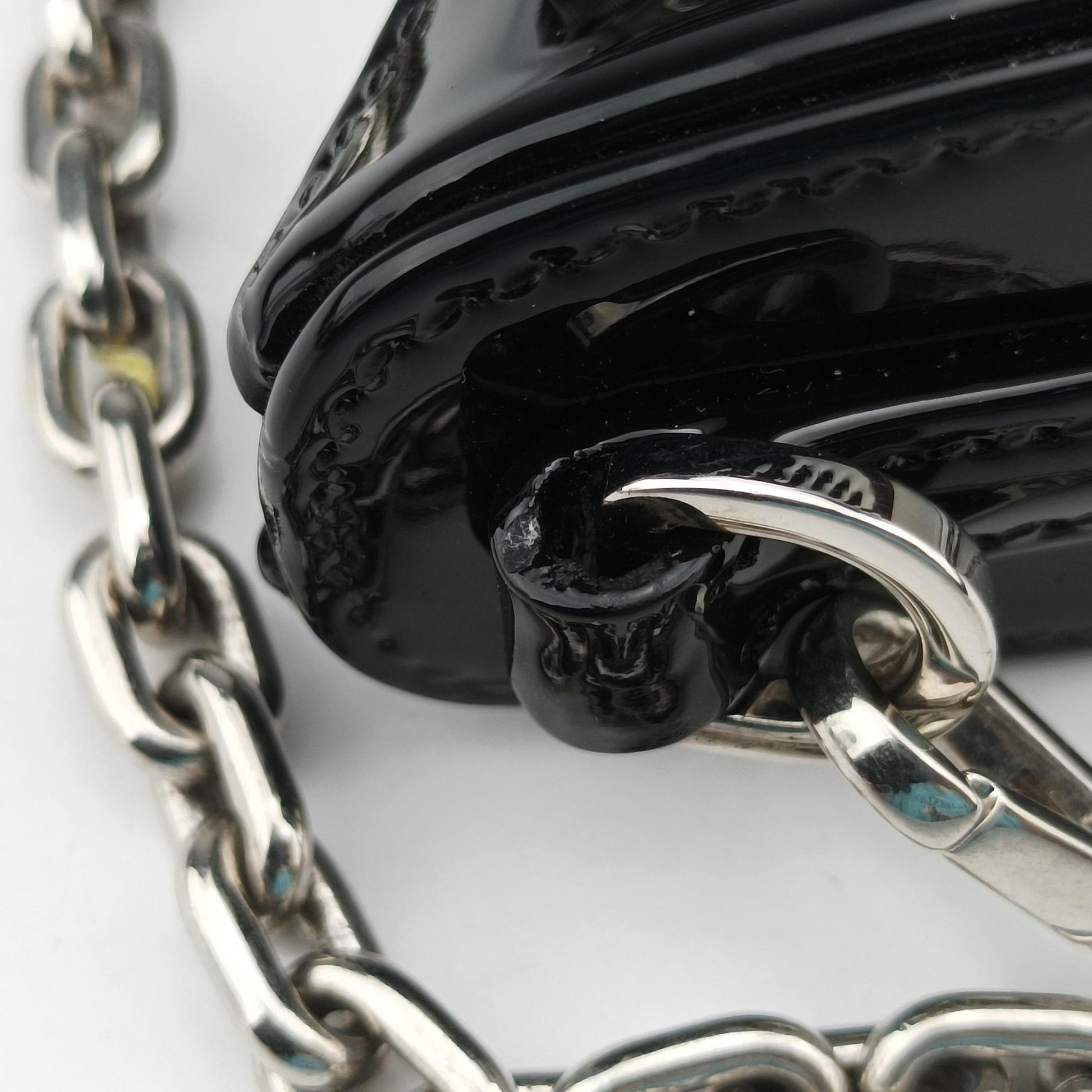 Re-Edition Black Patent leather 7/Dリ エディション ブラック パテントレザー 7/D
