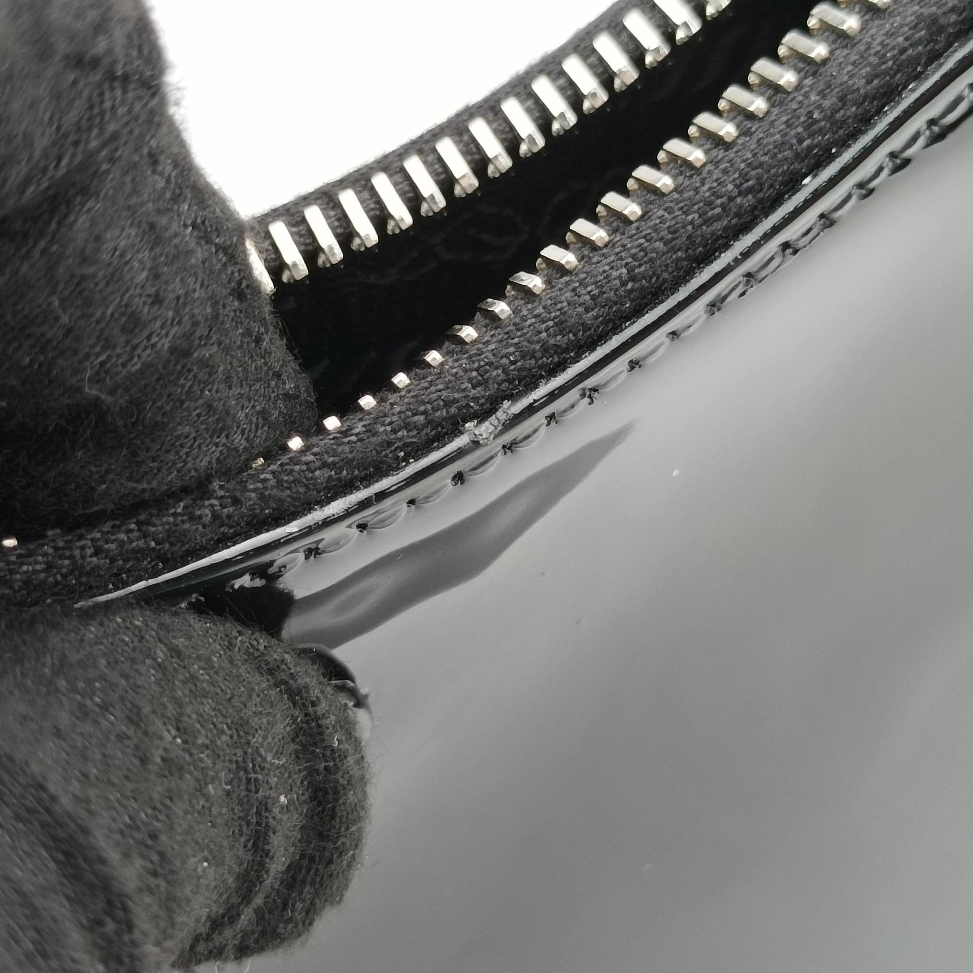 Re-Edition Black Patent leather 7/Dリ エディション ブラック パテントレザー 7/D