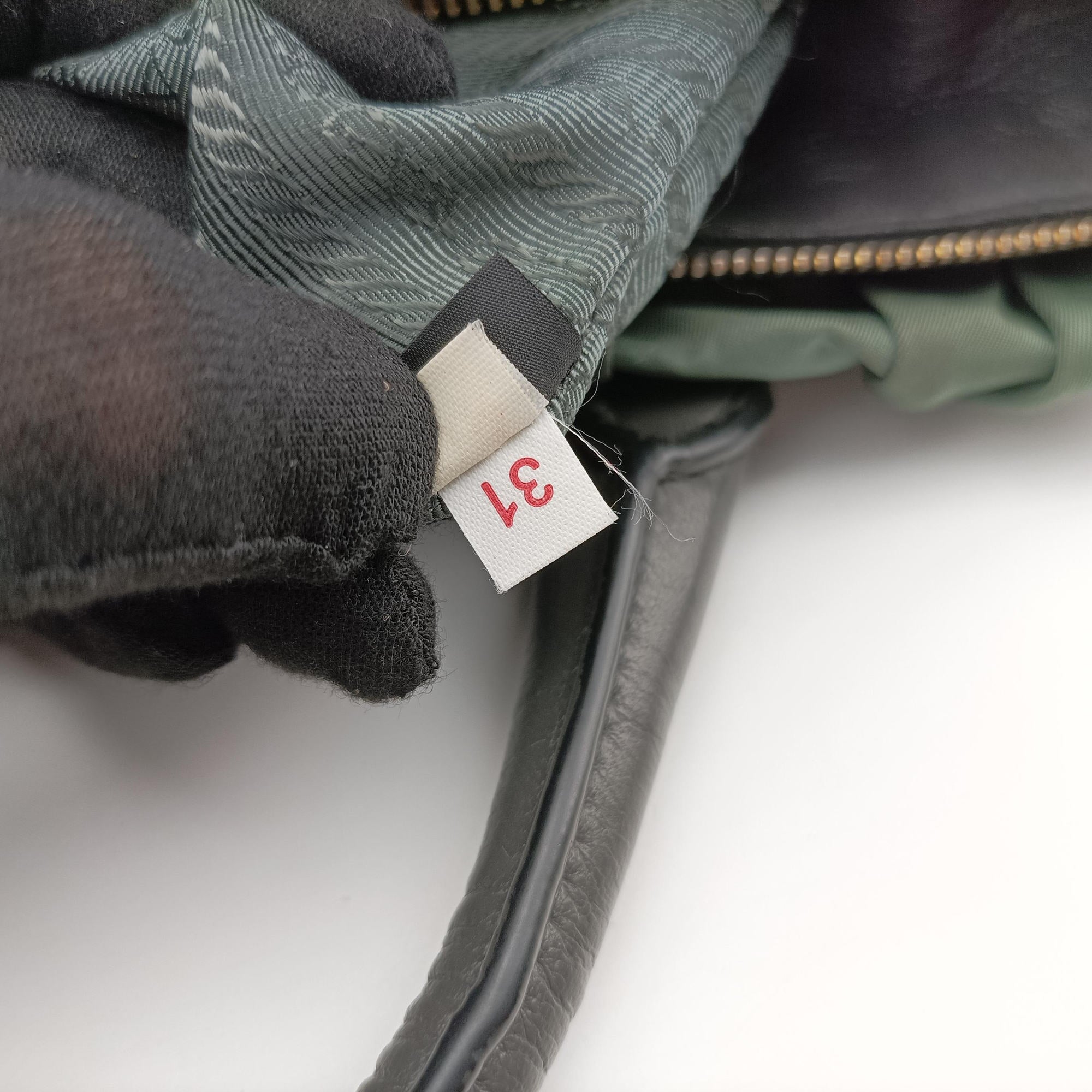 Gaufre Green nylon×Leather BN2805 34  31ギャザー グリーン ナイロン×レザー BN2805 34  31