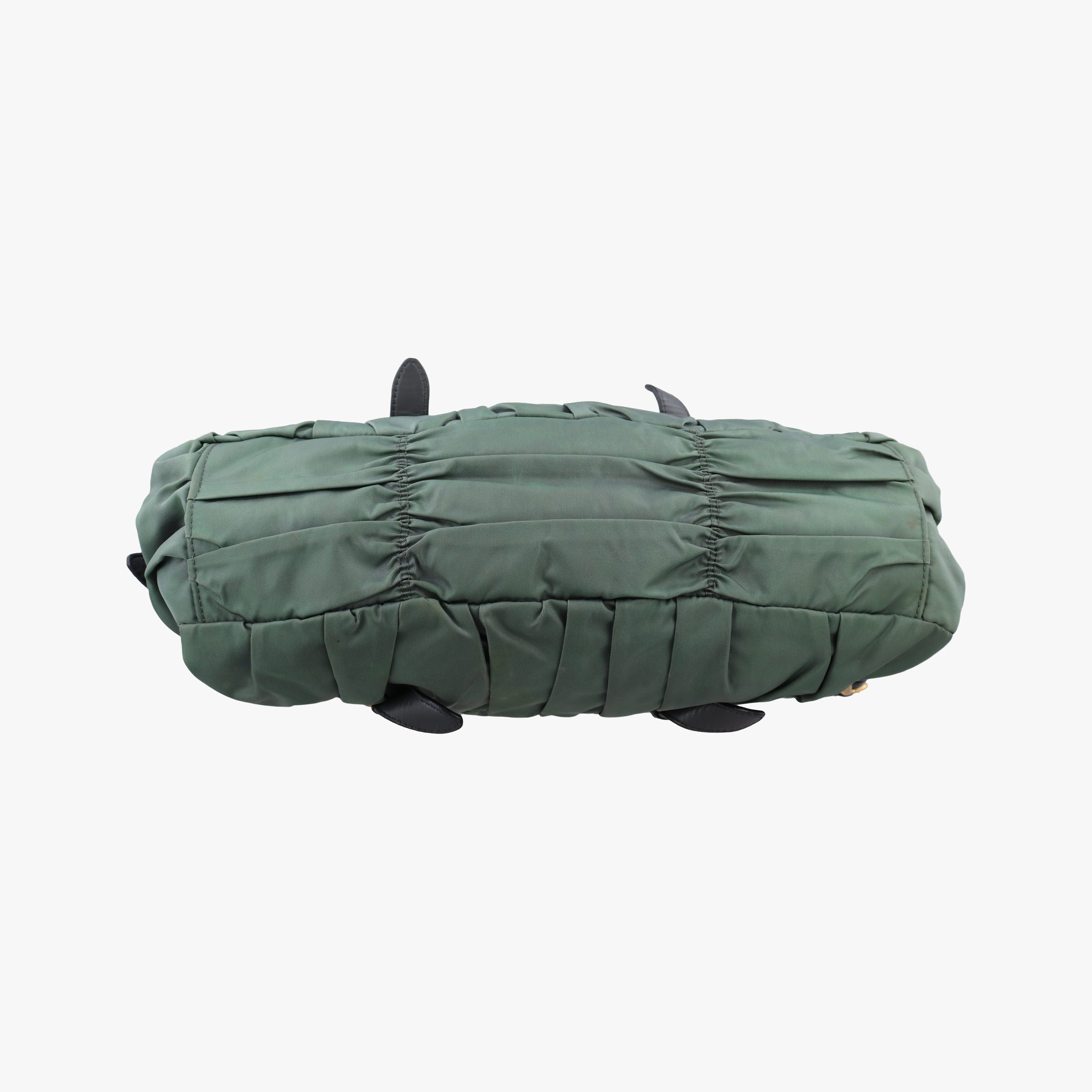 Gaufre Green nylon×Leather BN2805 34  31ギャザー グリーン ナイロン×レザー BN2805 34  31