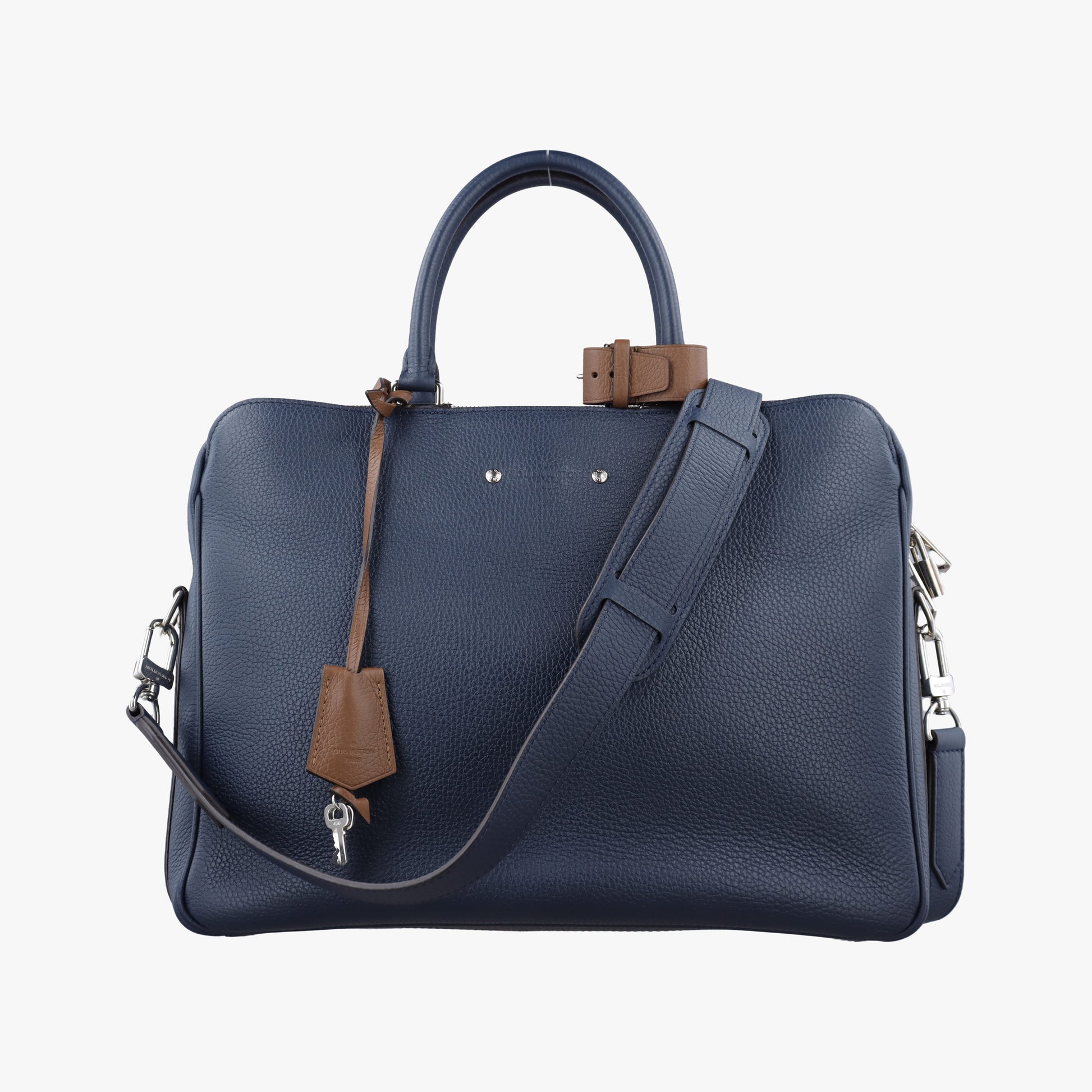 Taurillon Armand Briefcase Navy Leather M54380 UB2198トリヨン アルマンド ブリーフケース ネイビー レザー M54380 UB2198