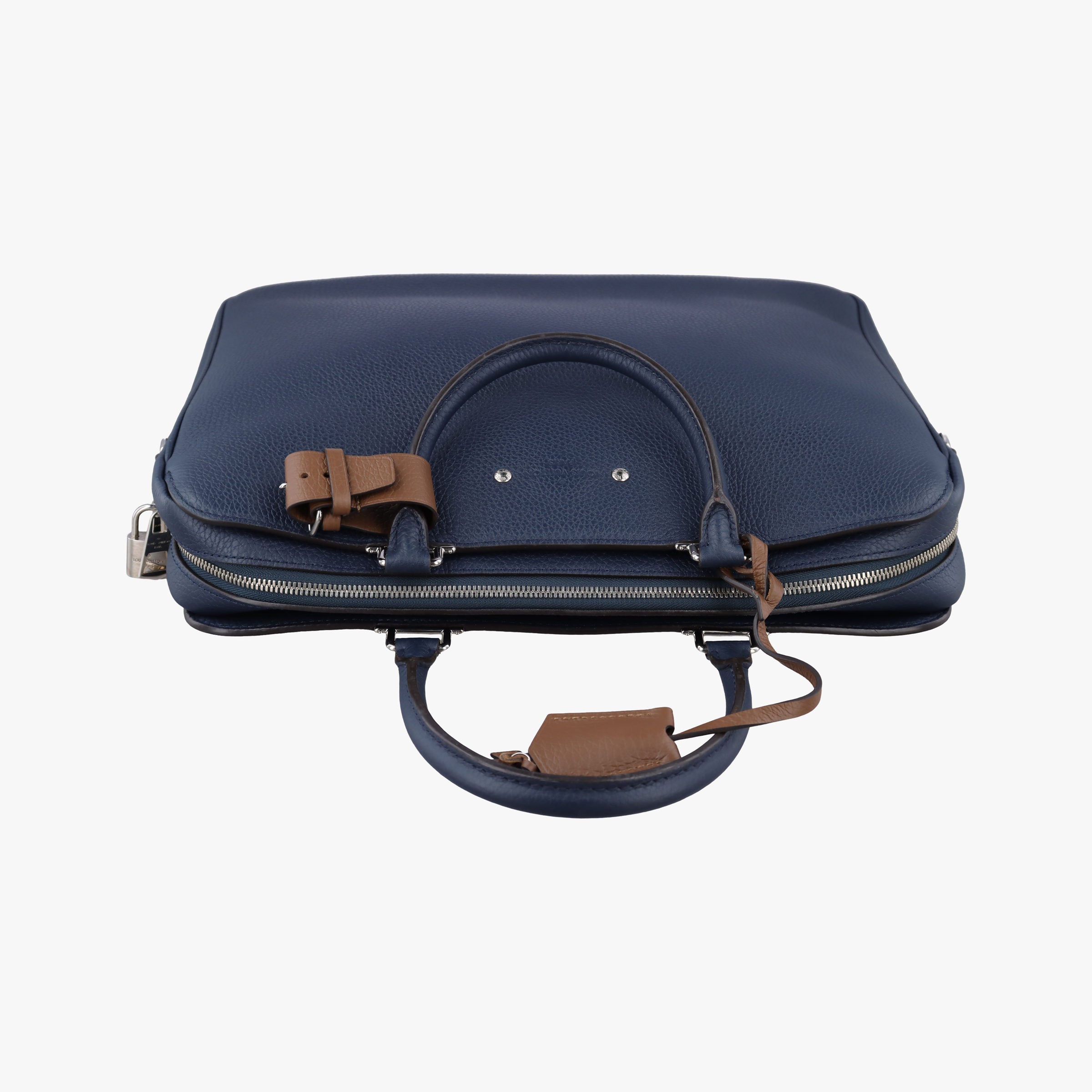 Taurillon Armand Briefcase Navy Leather M54380 UB2198トリヨン アルマンド ブリーフケース ネイビー レザー M54380 UB2198