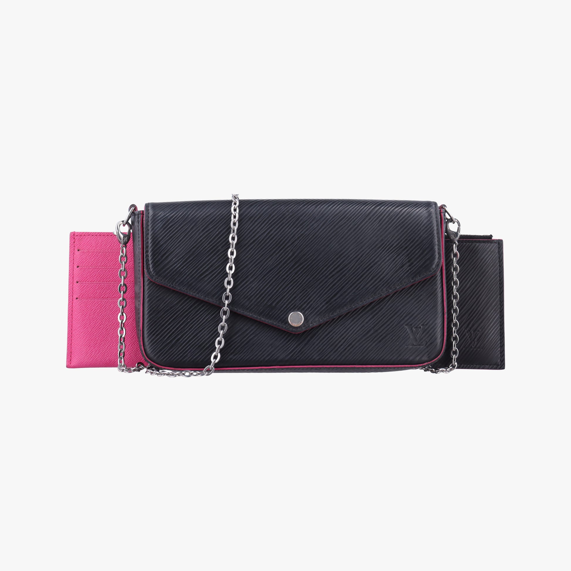 Pochette Felice Noir×Pink Epi M64579 TJ1158ポシェット フェリーチェ ノワール×ピンク エピ M64579 TJ1158