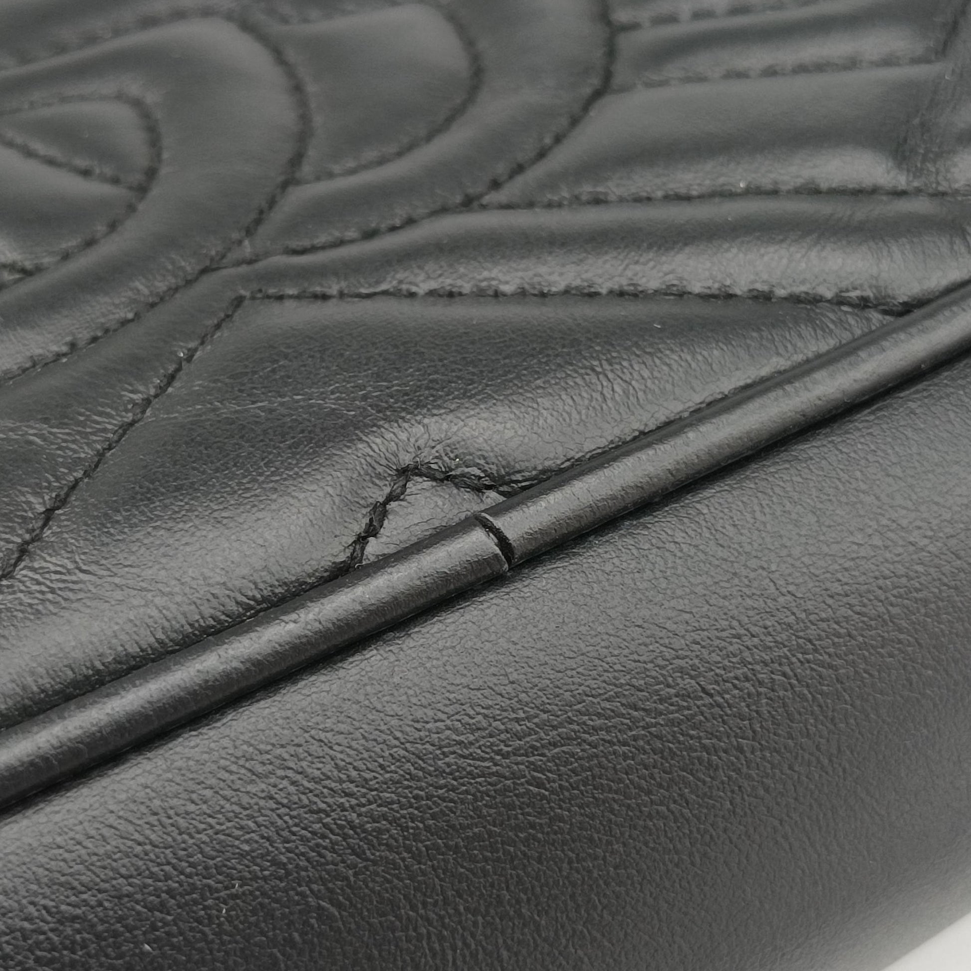 GG Marmont Black Leather 447632 A026238899GGマーモント ブラック レザー 447632 A026238899