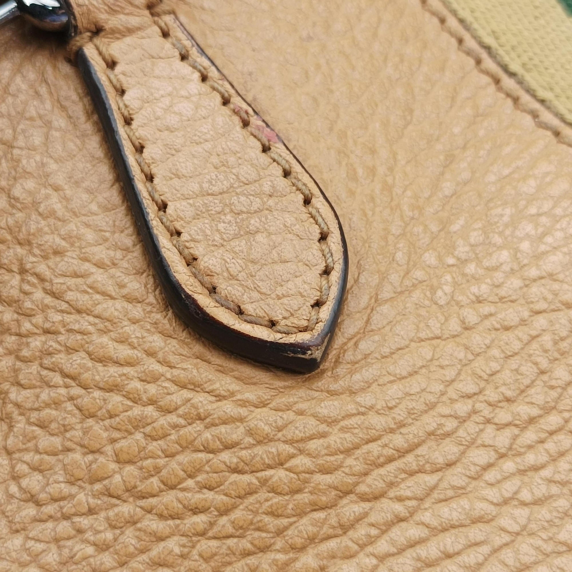 Microguccissima dome Beige Leather 341504 E016326559マイクログッチシマ ベージュ レザー 341504 E016326559