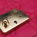 Miss Dior CANNAGE New Lock Pink lambskin 18-MA-0153ミス ディオール カナージュ ニューロック ピンク ラムスキン 18-MA-0153