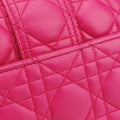 Miss Dior CANNAGE New Lock Pink lambskin 18-MA-0153ミス ディオール カナージュ ニューロック ピンク ラムスキン 18-MA-0153