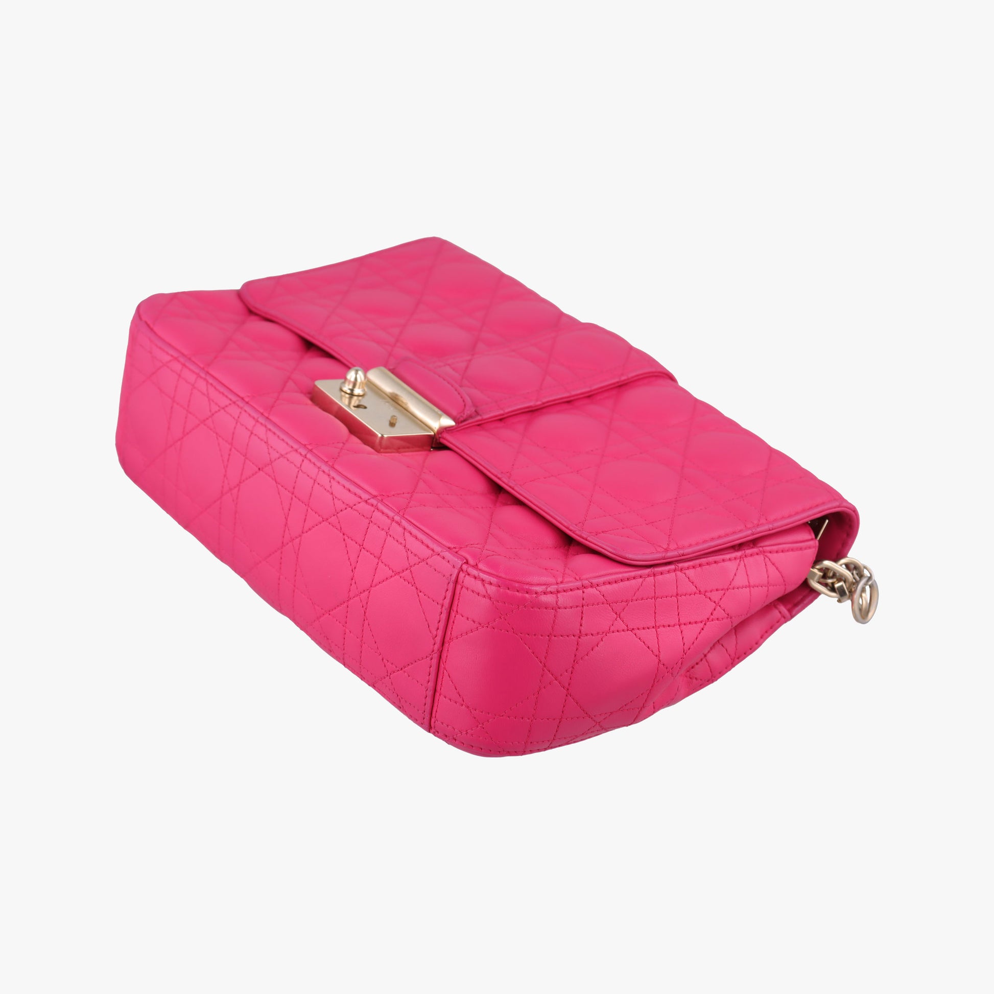 Miss Dior CANNAGE New Lock Pink lambskin 18-MA-0153ミス ディオール カナージュ ニューロック ピンク ラムスキン 18-MA-0153
