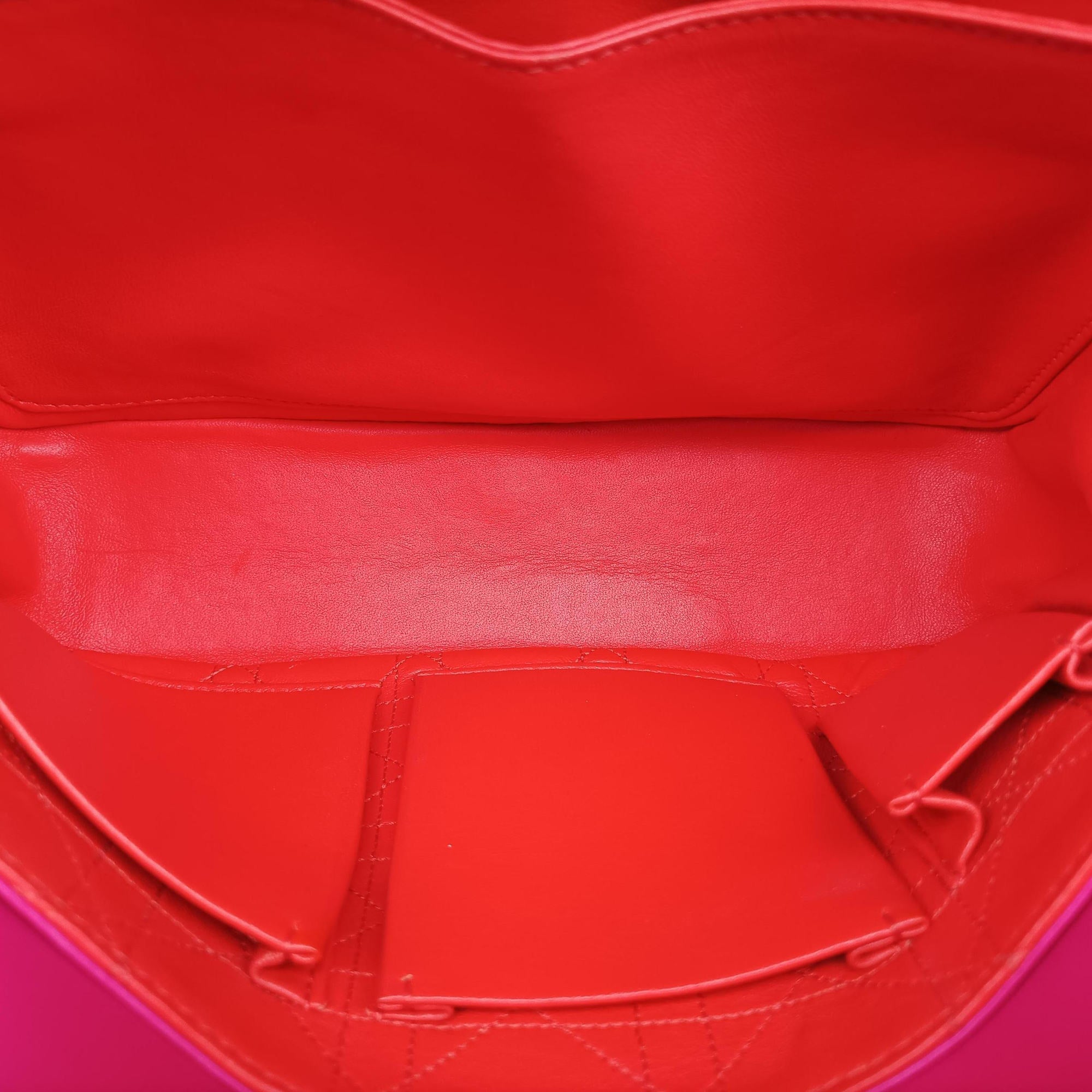 Miss Dior CANNAGE New Lock Pink lambskin 18-MA-0153ミス ディオール カナージュ ニューロック ピンク ラムスキン 18-MA-0153