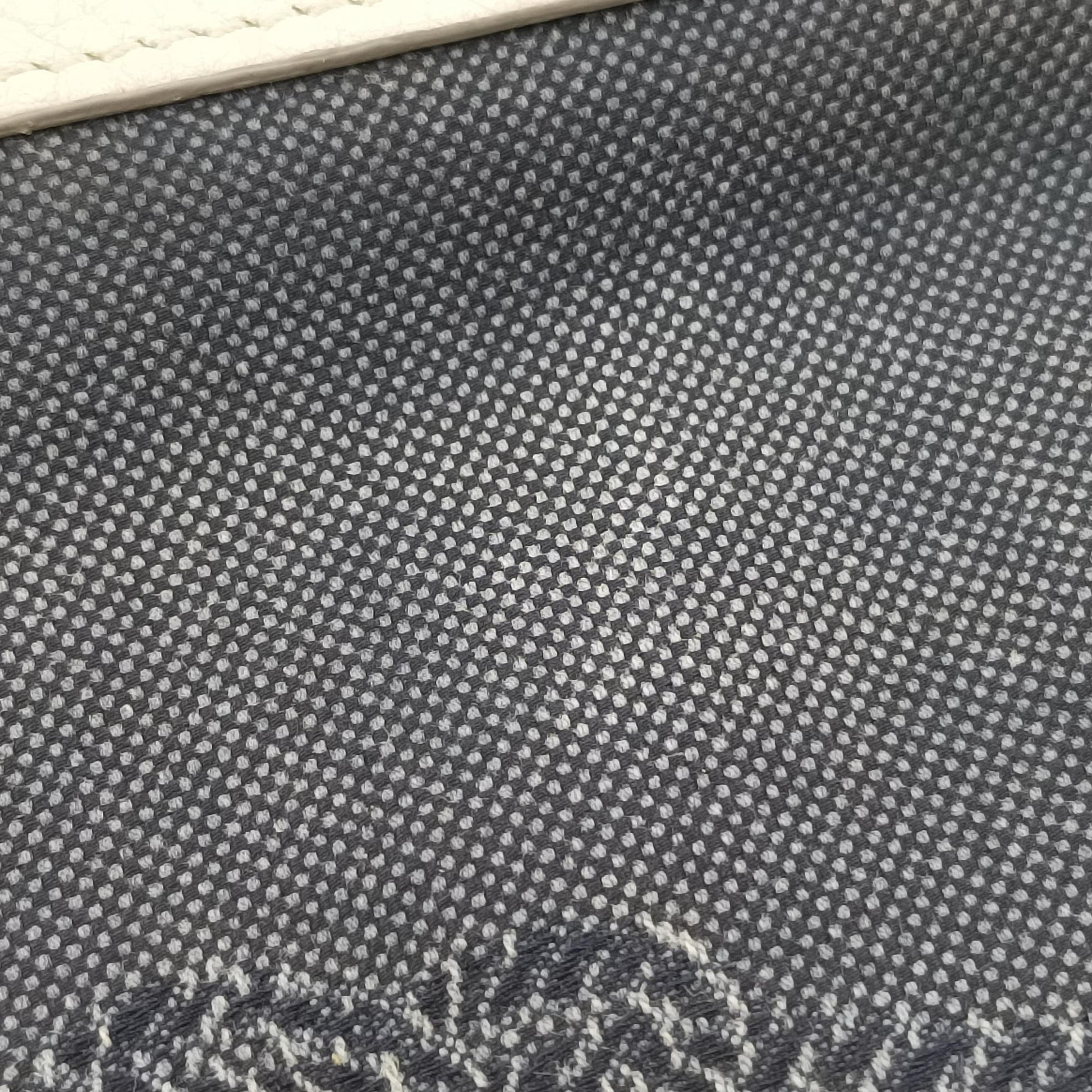 Canapa logo jacquard Navy × white Canvas × leather 197カナパ ロゴジャガード ネイビー × ホワイト キャンバス × レザー BT867A 197