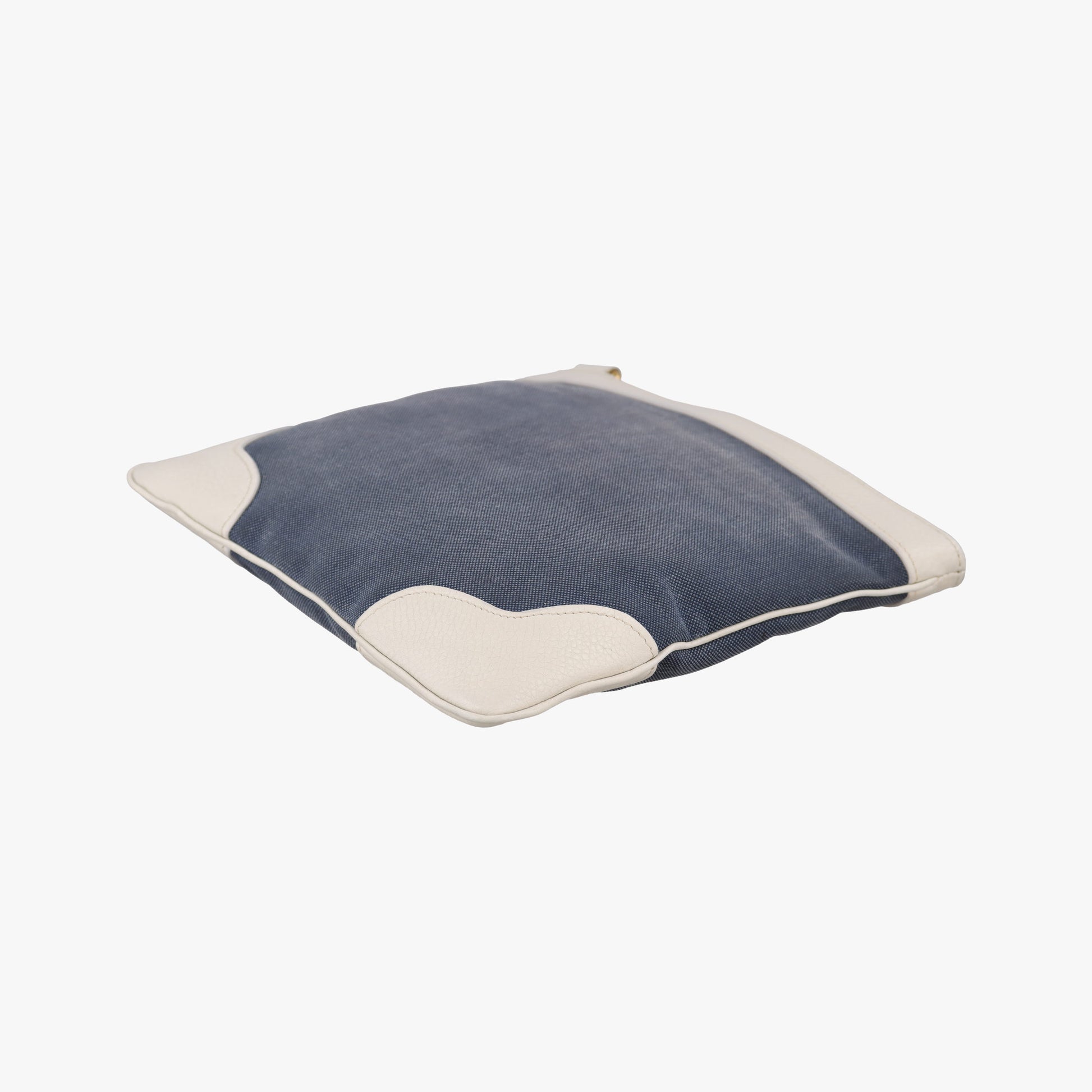 Canapa logo jacquard Navy × white Canvas × leather 197カナパ ロゴジャガード ネイビー × ホワイト キャンバス × レザー BT867A 197