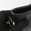 Bamboo Tassel Tote Black Leather 449642 C023647401バンブー タッセル トート ブラック レザー 449642 C023647401