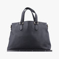 Bamboo Tassel Tote Black Leather 449642 C023647401バンブー タッセル トート ブラック レザー 449642 C023647401