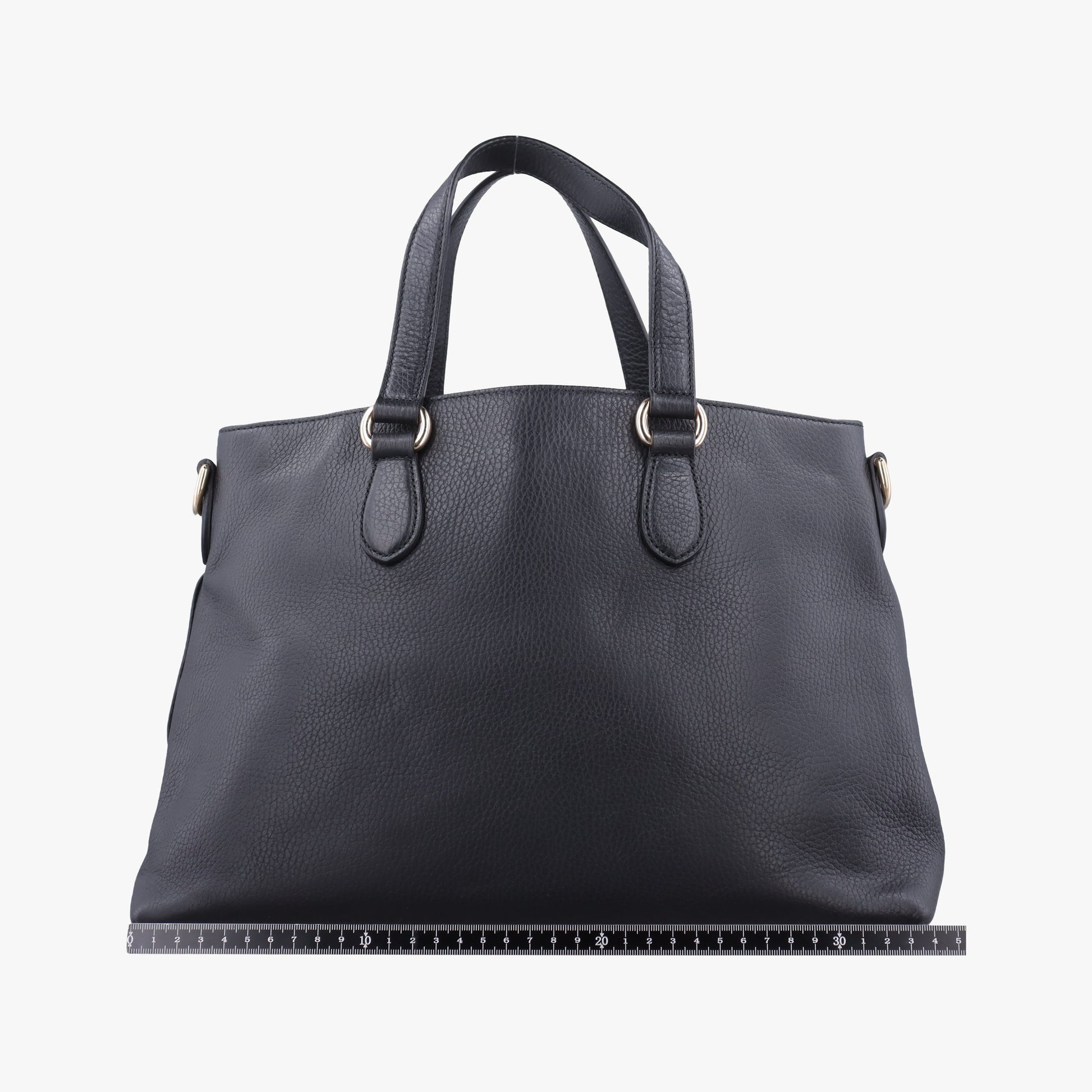 Bamboo Tassel Tote Black Leather 449642 C023647401バンブー タッセル トート ブラック レザー 449642 C023647401
