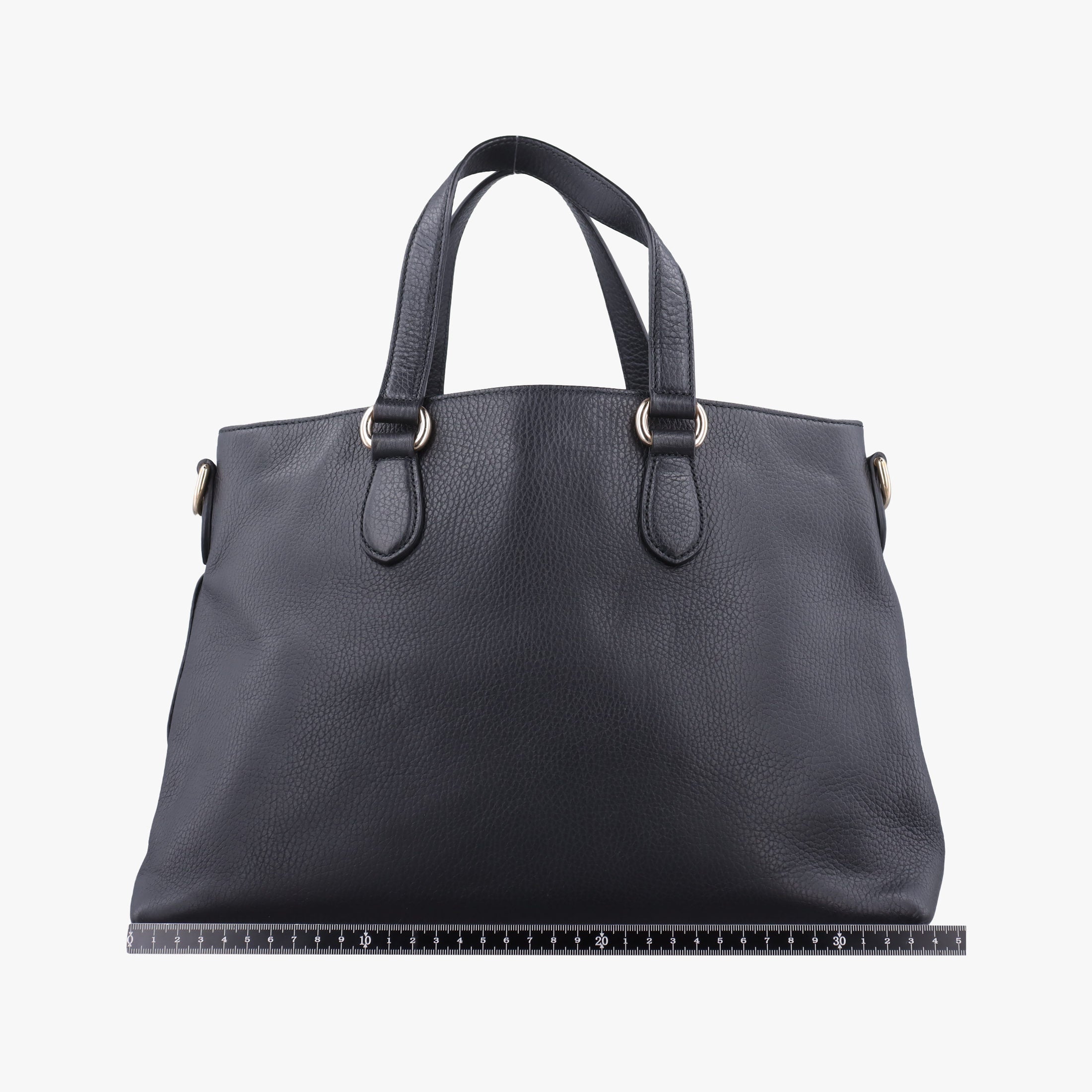 Bamboo Tassel Tote Black Leather 449642 C023647401バンブー タッセル トート ブラック レザー 449642 C023647401