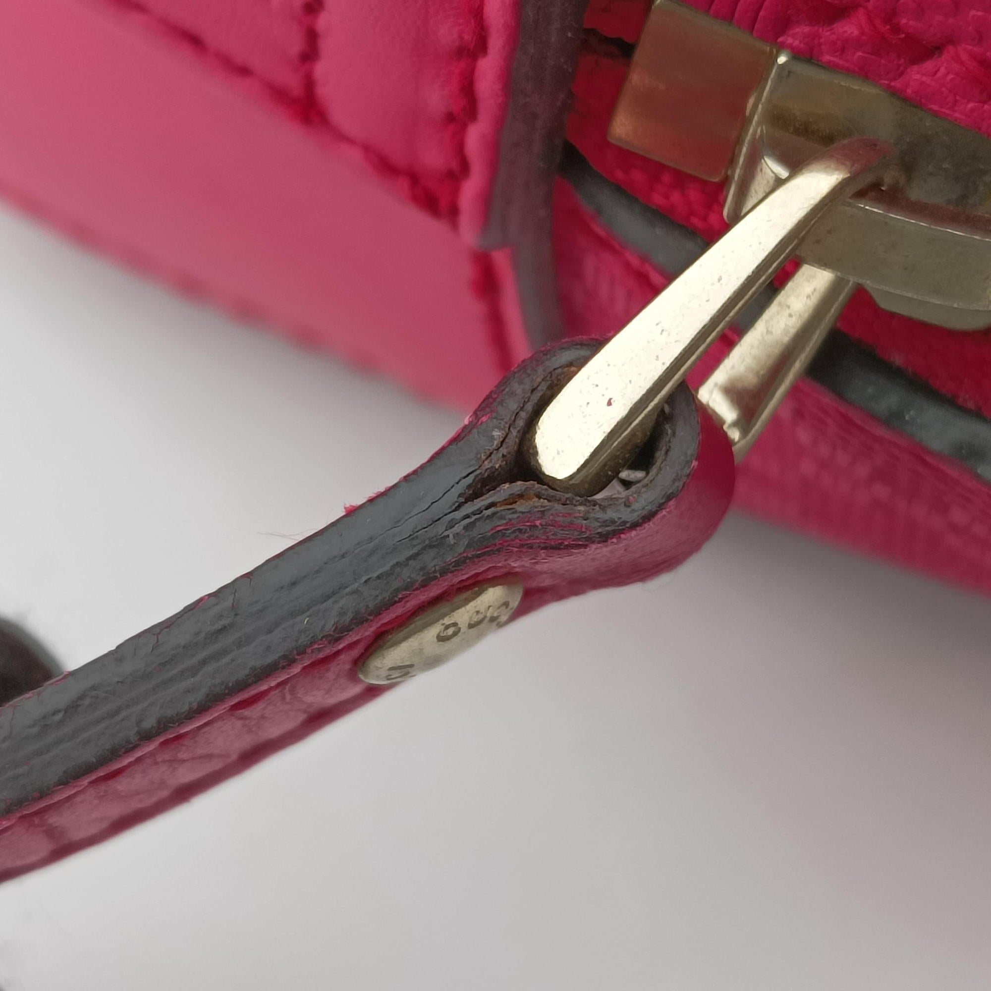 Bright Diamante Rose Leather 354224 H016269678ブライトディアマンテ ローズ レッド レザー 354224 H016269678