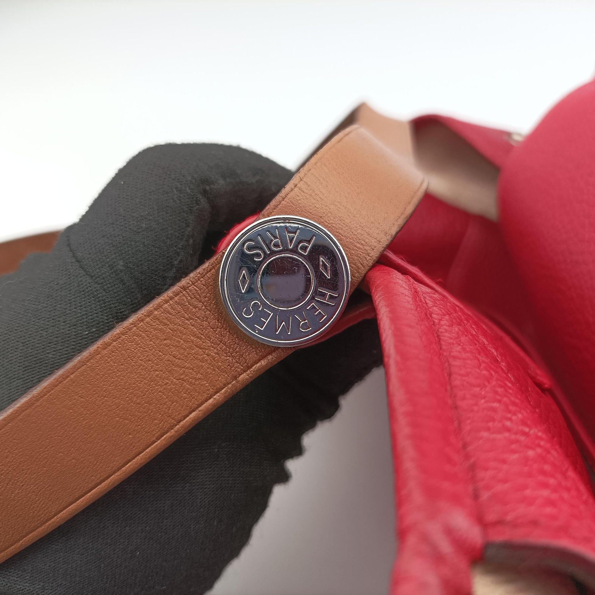 Cabag Elan Red Togo leather AR▢Mカバ シエ レッド トゴ  AR▢M