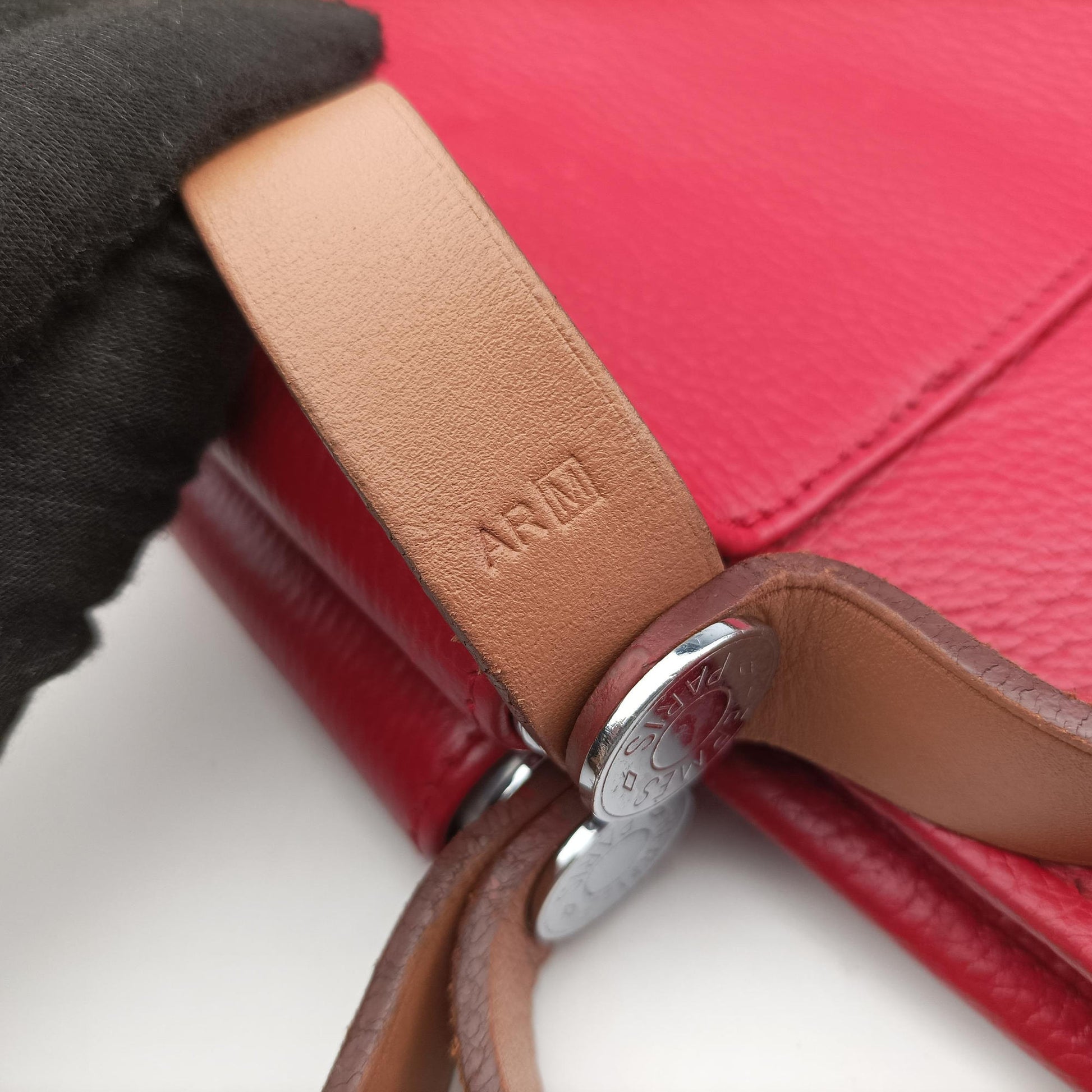Cabag Elan Red Togo leather AR▢Mカバ シエ レッド トゴ  AR▢M