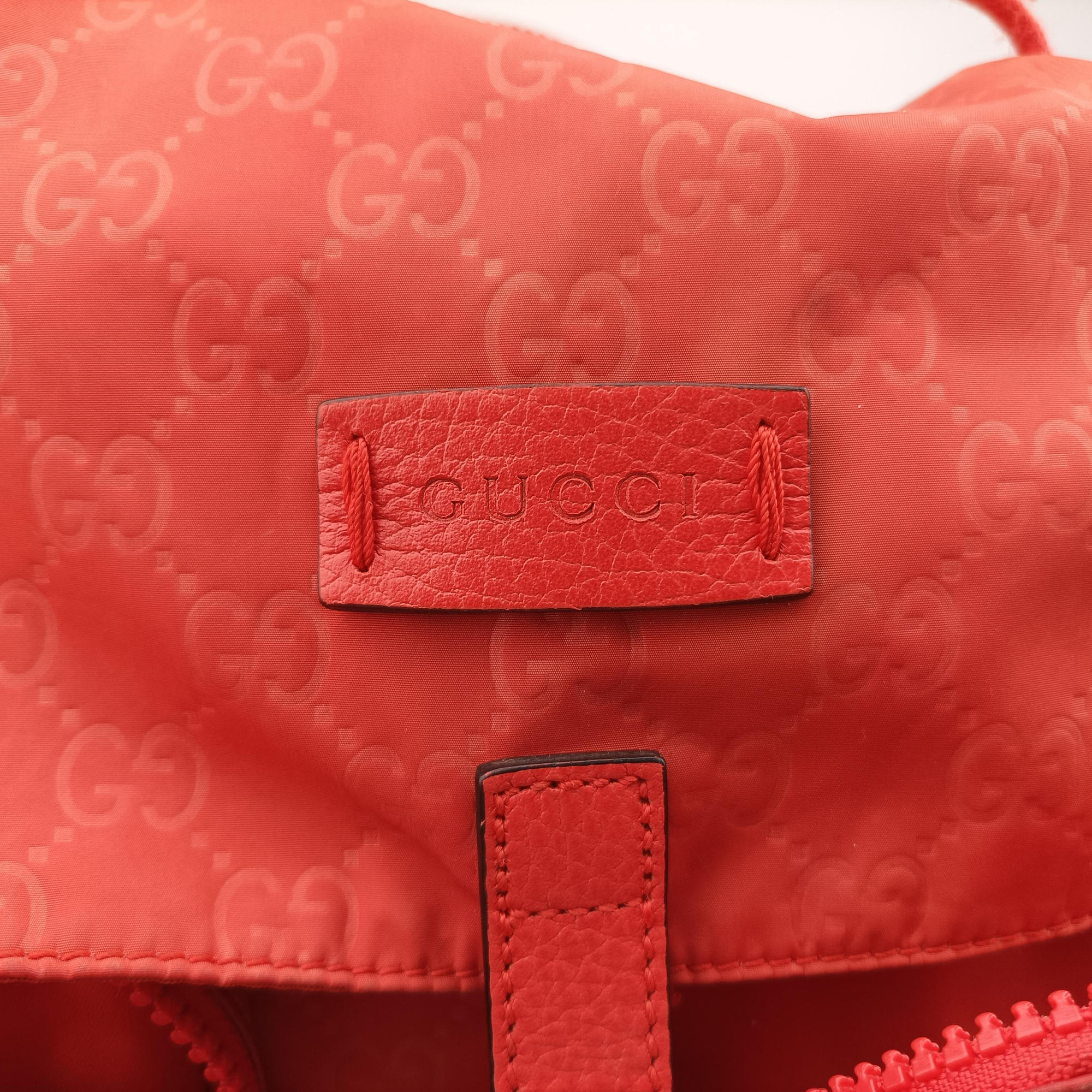 GG Monogram Orange nylon 406361 G019081946GG柄 オレンジ ナイロン 406361 G019081946