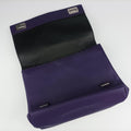 Double flap chain Purple Leather 14/Cダブルフラップチェーン パープル レザー 14/C
