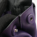 Double flap chain Purple Leather 14/Cダブルフラップチェーン パープル レザー 14/C