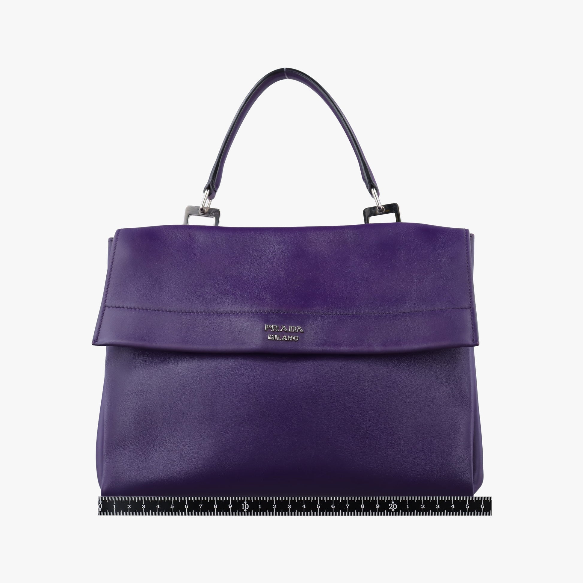 Double flap chain Purple Leather 14/Cダブルフラップチェーン パープル レザー 14/C