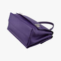 Double flap chain Purple Leather 14/Cダブルフラップチェーン パープル レザー 14/C