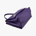 Double flap chain Purple Leather 14/Cダブルフラップチェーン パープル レザー 14/C
