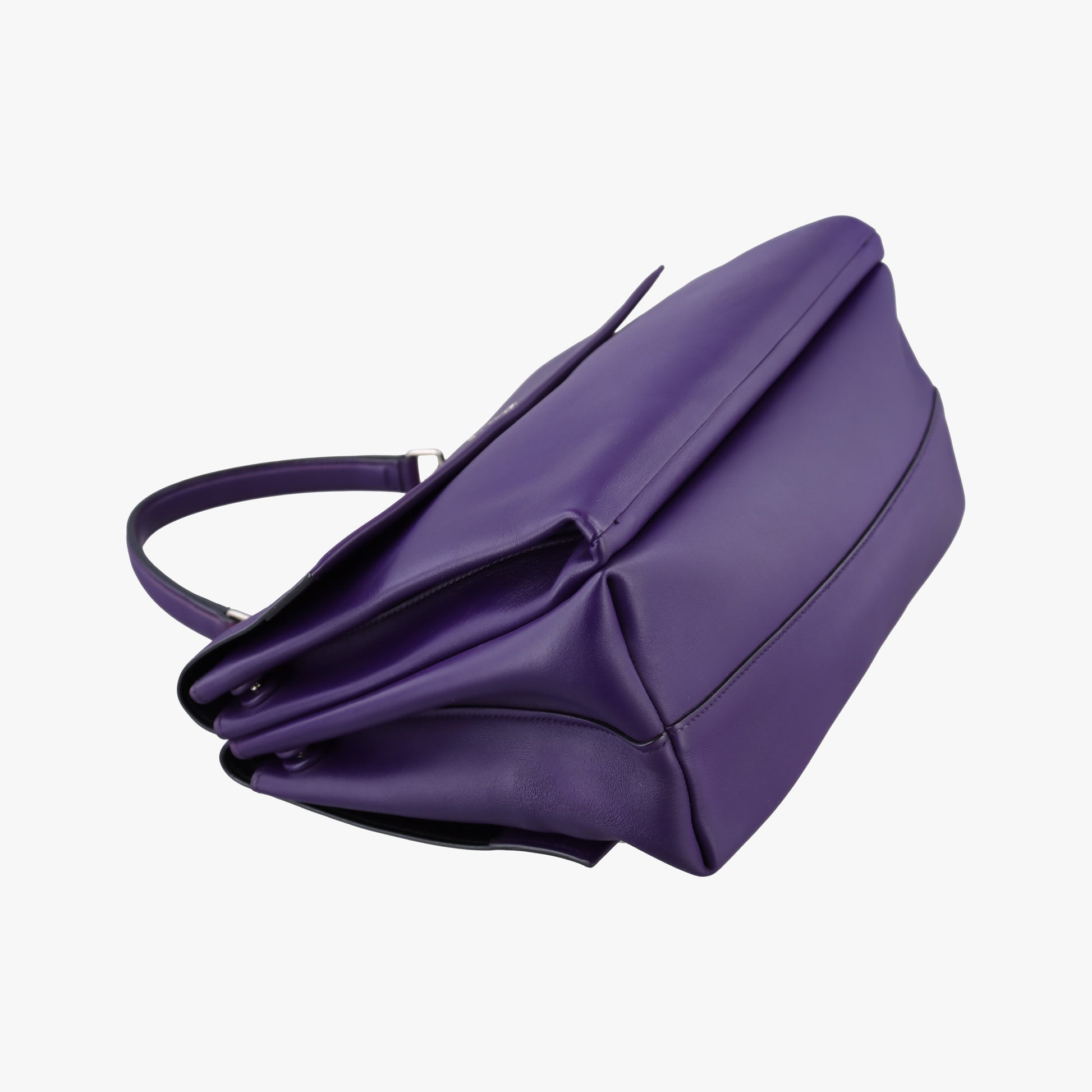 Double flap chain Purple Leather 14/Cダブルフラップチェーン パープル レザー 14/C