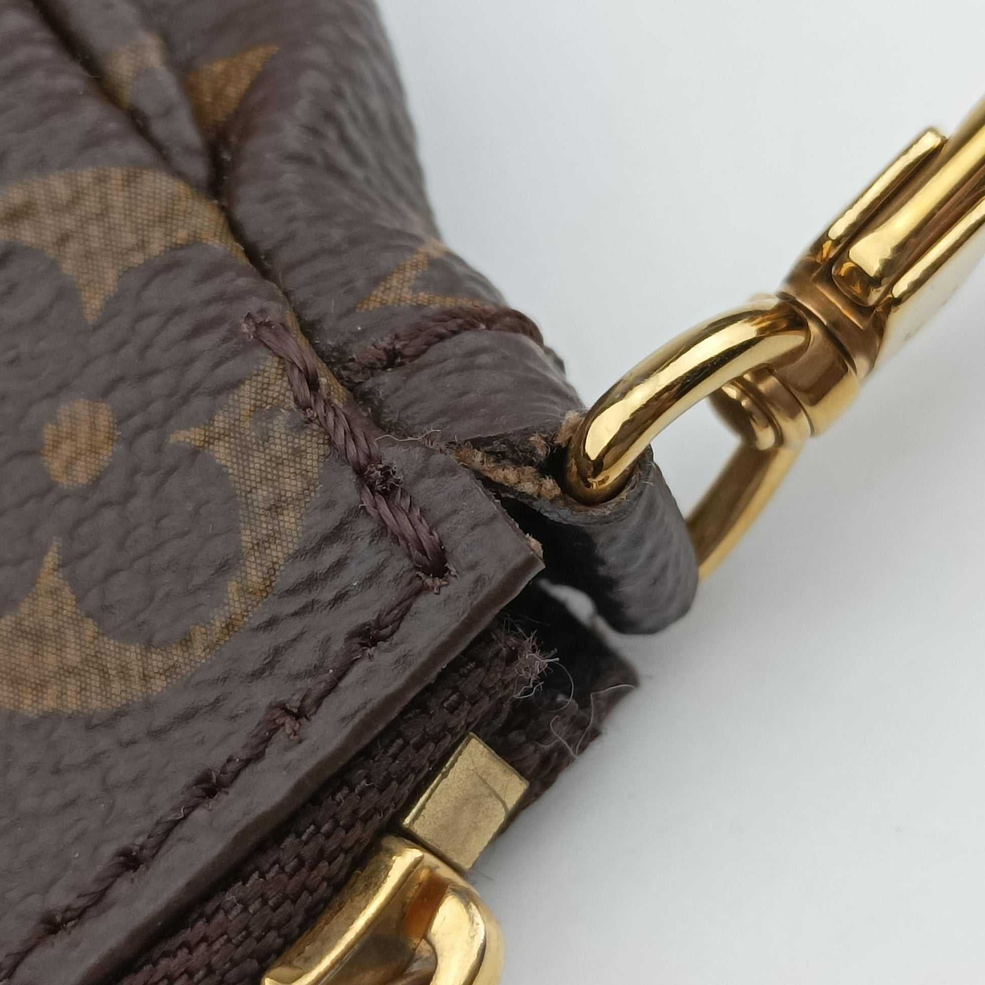MULTI POCHETTE ACCESSOIRES MARRON×ROSE CLAIRE Monogram Canvas M44840 SP4290ミュルティポシェットアクセソワール マロン×ローズ クレール モノグラムキャンバス M44840 SP4290