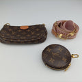 MULTI POCHETTE ACCESSOIRES MARRON×ROSE CLAIRE Monogram Canvas M44840 SP4290ミュルティポシェットアクセソワール マロン×ローズ クレール モノグラムキャンバス M44840 SP4290