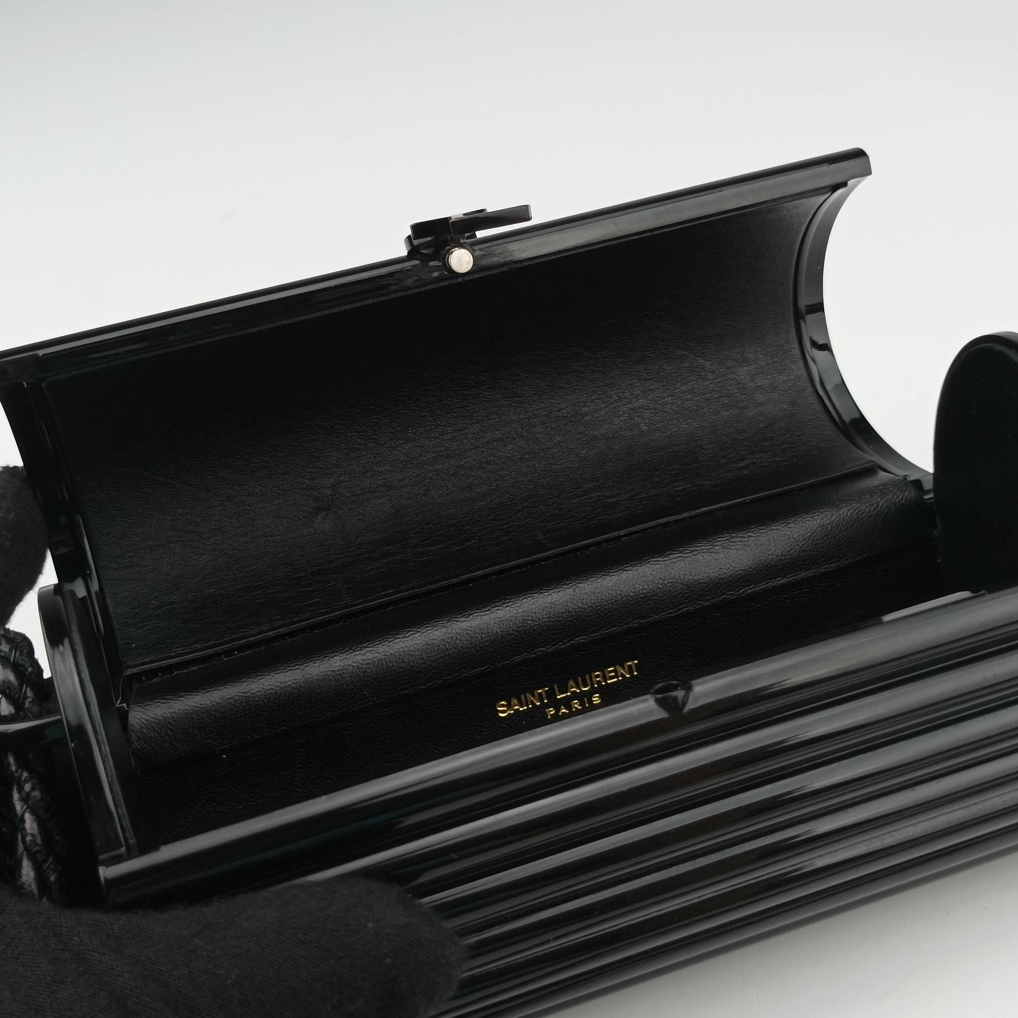 Fringe Monogram Opium Box Black Plexiglass 418593 ART418593.1016フリンジモノグラムオピウムボックス ブラック プレキシガラス 418593 ART418593.1016