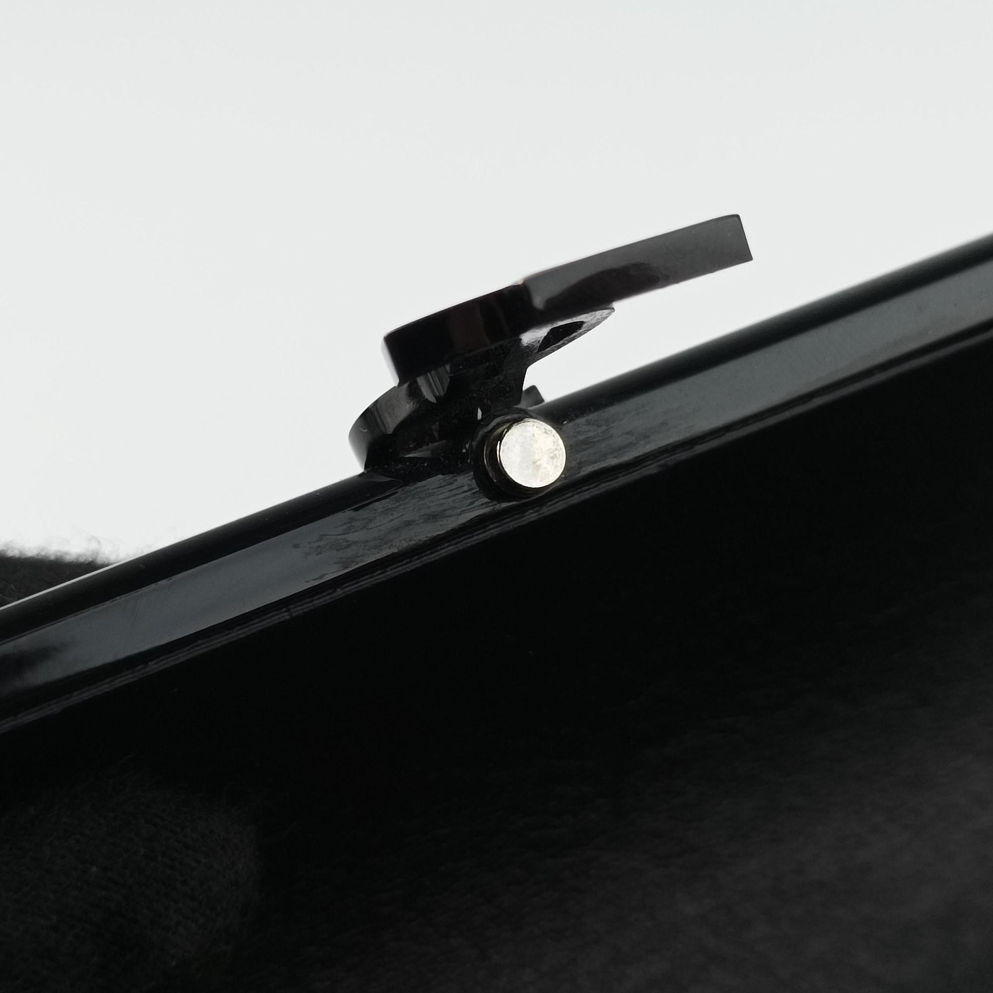 Fringe Monogram Opium Box Black Plexiglass 418593 ART418593.1016フリンジモノグラムオピウムボックス ブラック プレキシガラス 418593 ART418593.1016