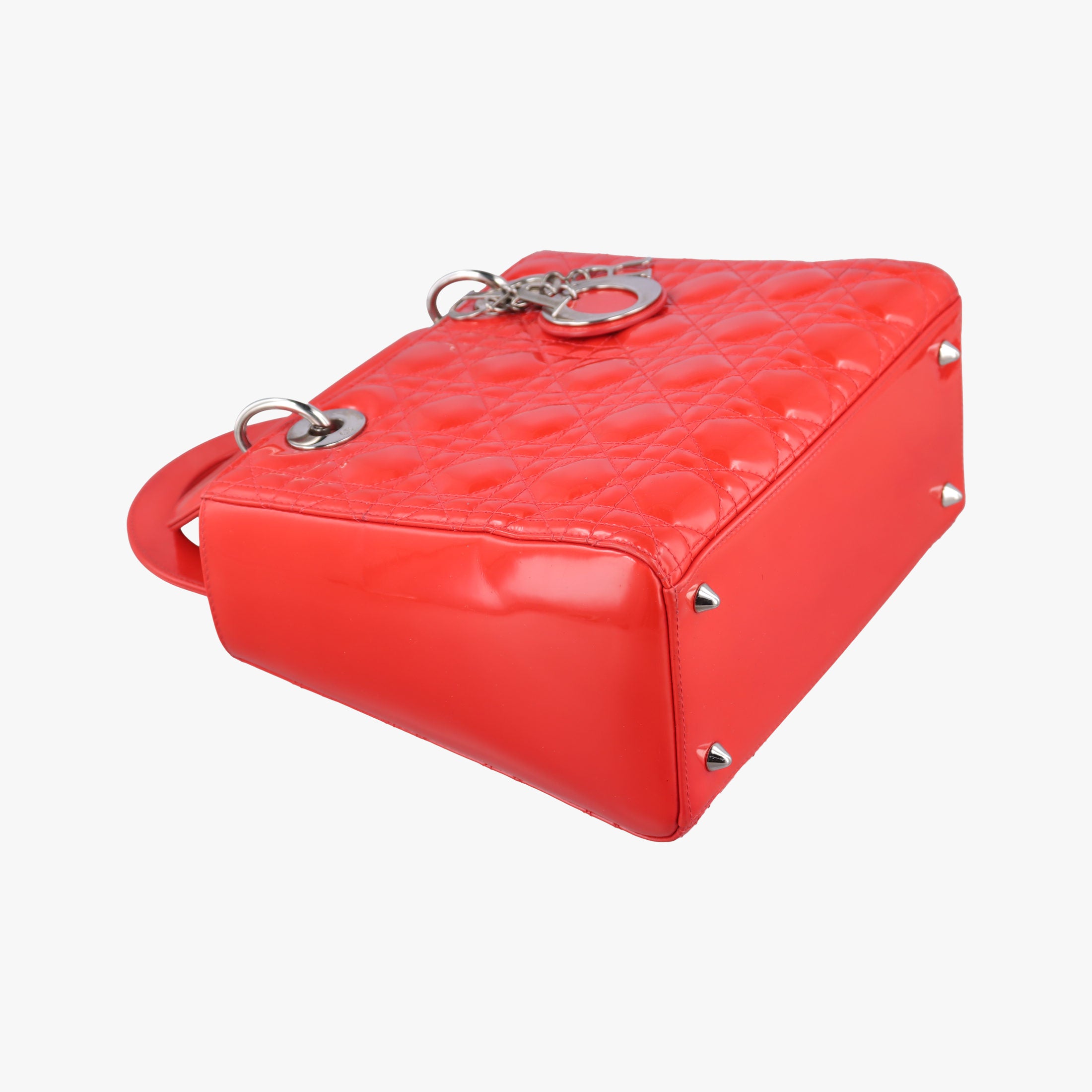 Lady Dior Red patent 01-BO1114レディディオール レッド パテント 01-BO1114