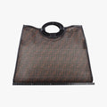 Zucca pattern Brown mesh×Calf Leather 8BH351 8BH351-A6D6-198-0189ズッカ柄 ブラウン メッシュ×カーフレザー 8BH351 8BH351-A6D6-198-0189